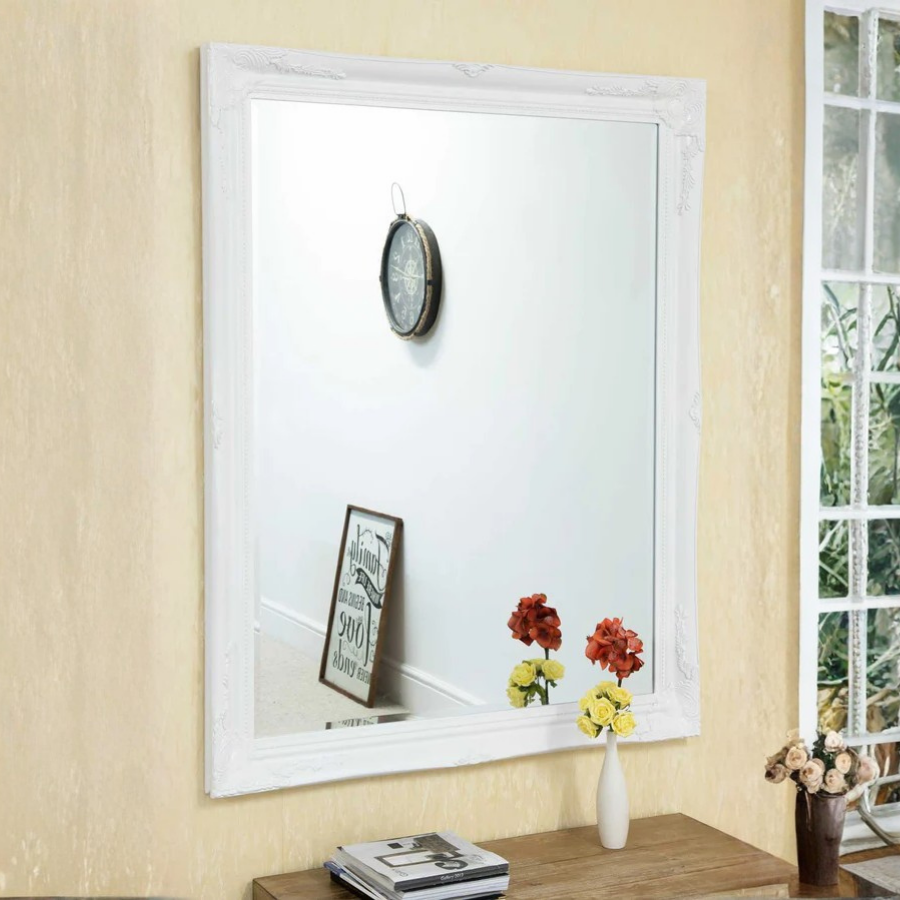 Buxton White Large Leaner Mirror 140 x 109 CM (15010559852922)