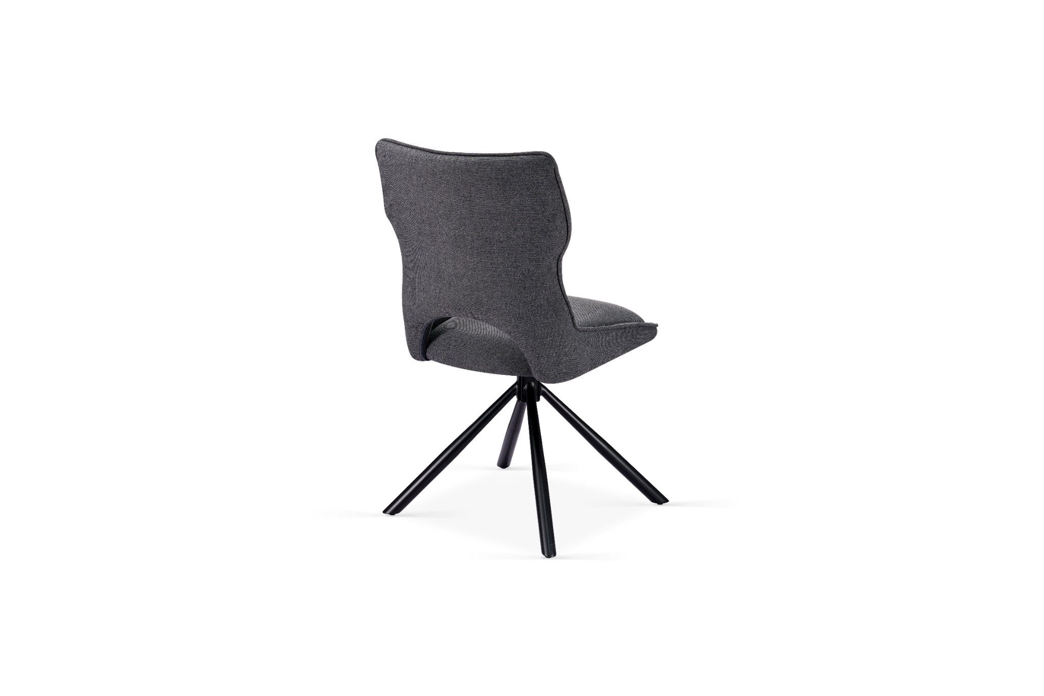 Noah Swivel Dining Chair in Grey - AMC Furniture