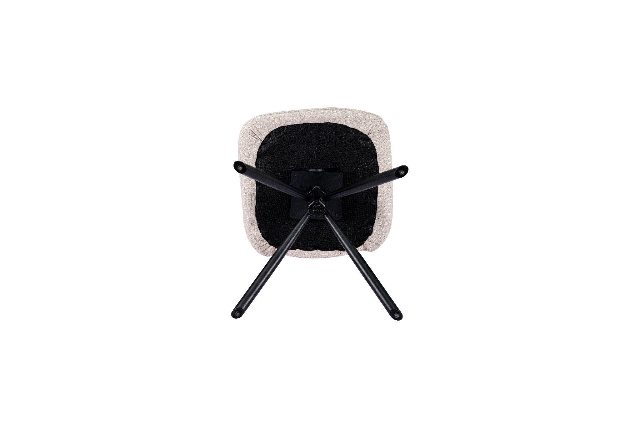 Noah Swivel Dining Chair in Beige - AMC Furniture