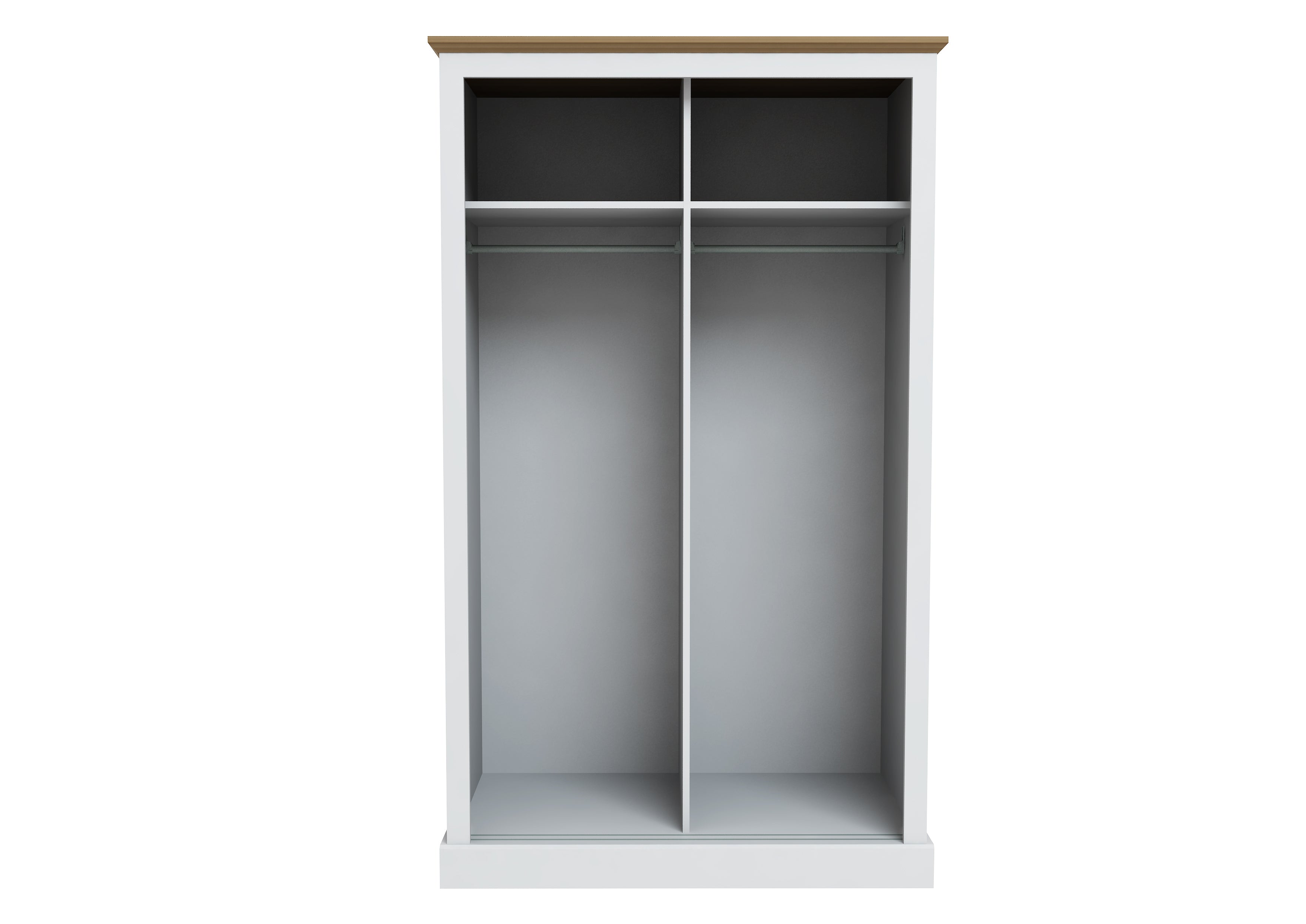 DEVON WHITE 2 DOOR SLIDING WARDROBE ( 2 PACKS ) (14969138250106)
