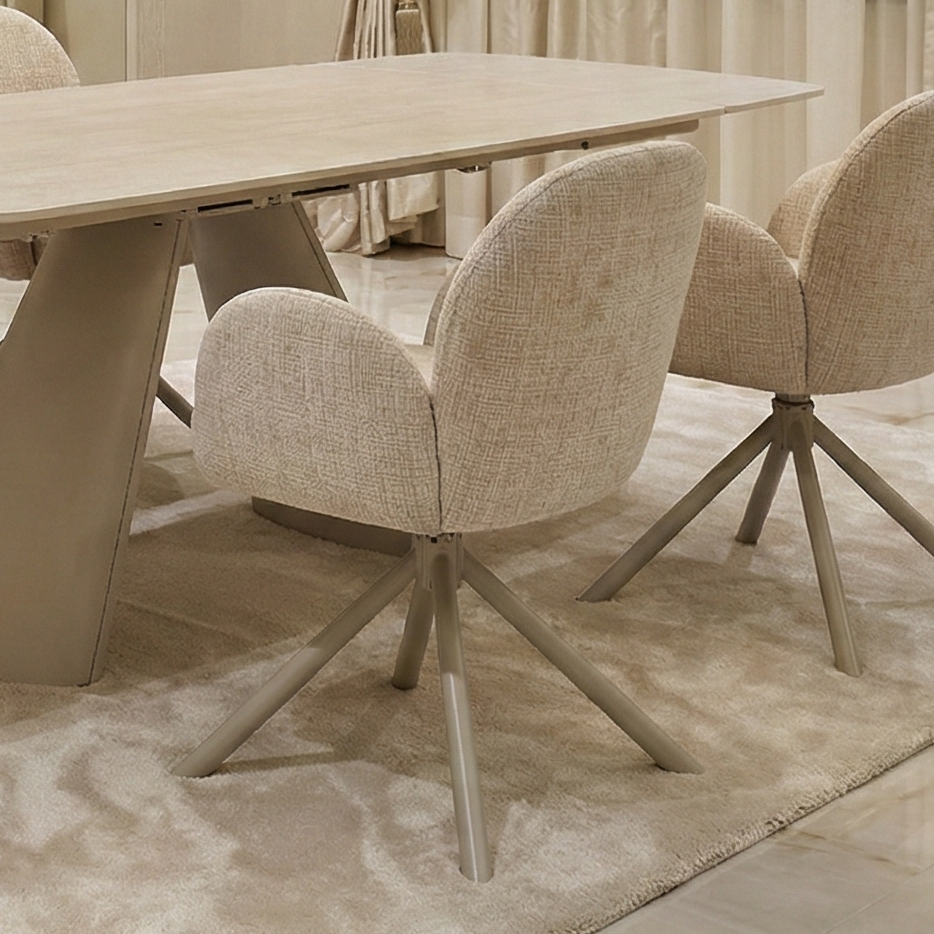Archer Dining Chair in Beige - AMC Furniture