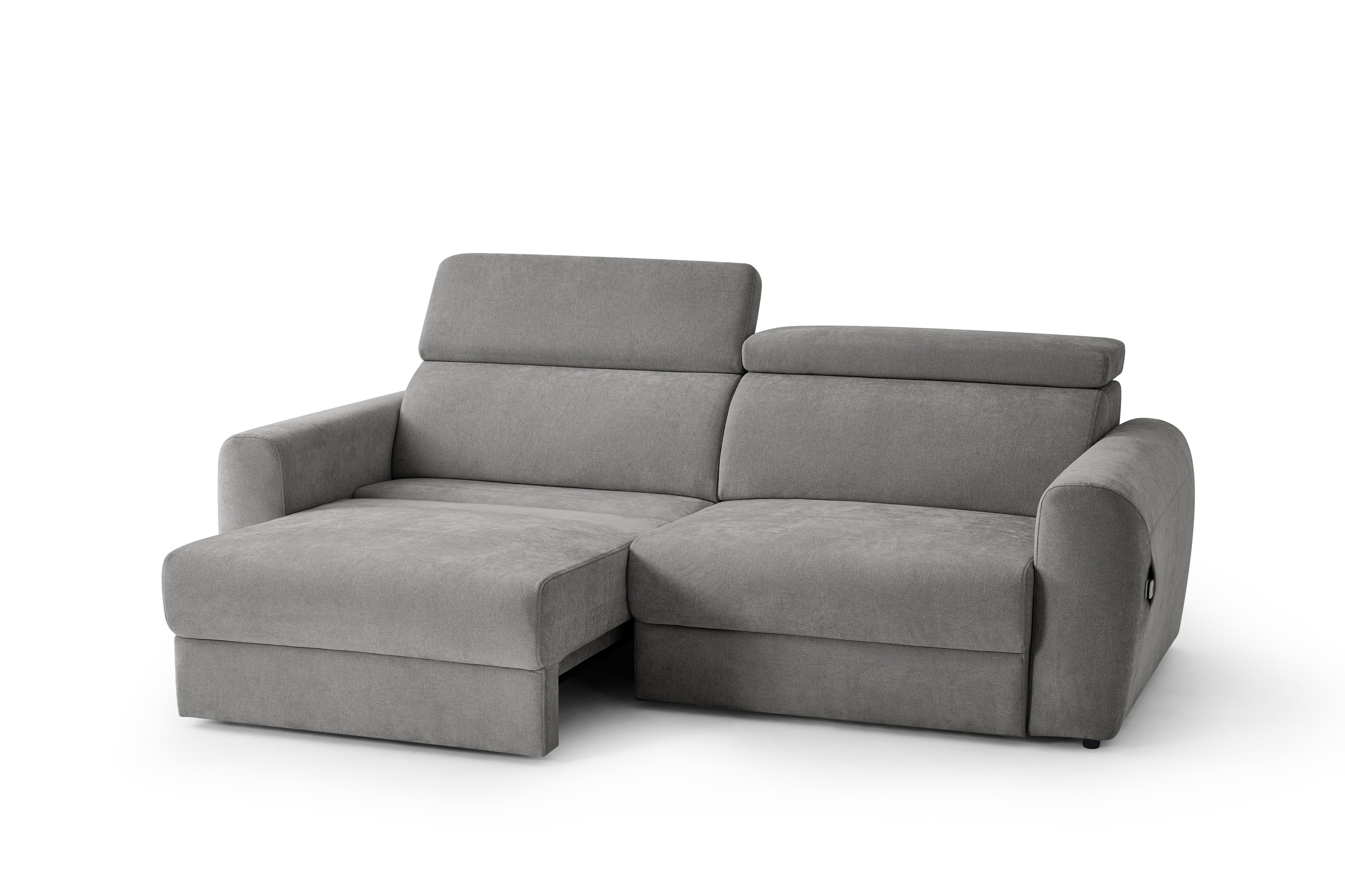 Raye 3 Seater Electric Sofa Bed in Grey - AMC Furniture