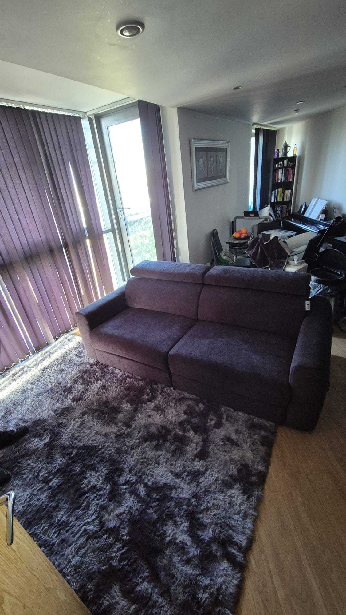 Raye 3 Seater Electric Sofa Bed in Black