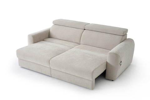 Raye 3 Seater Electric Sofa Bed in Beige