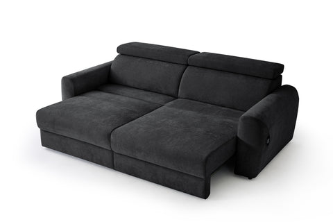 Raye 3 Seater Electric Sofa Bed in Black