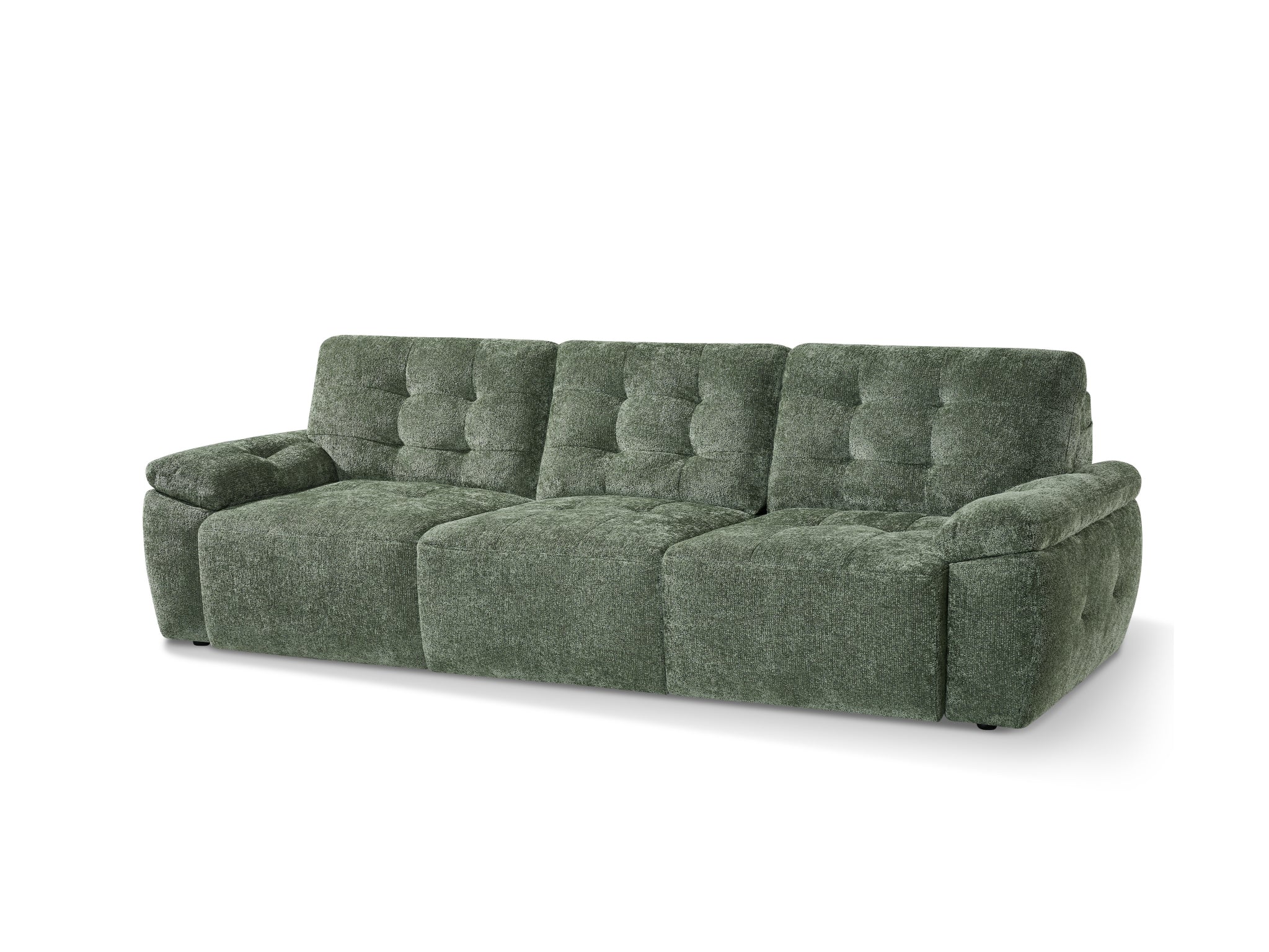 Myla Electric 3 Seater Sofabed in Green - AMC Furniture