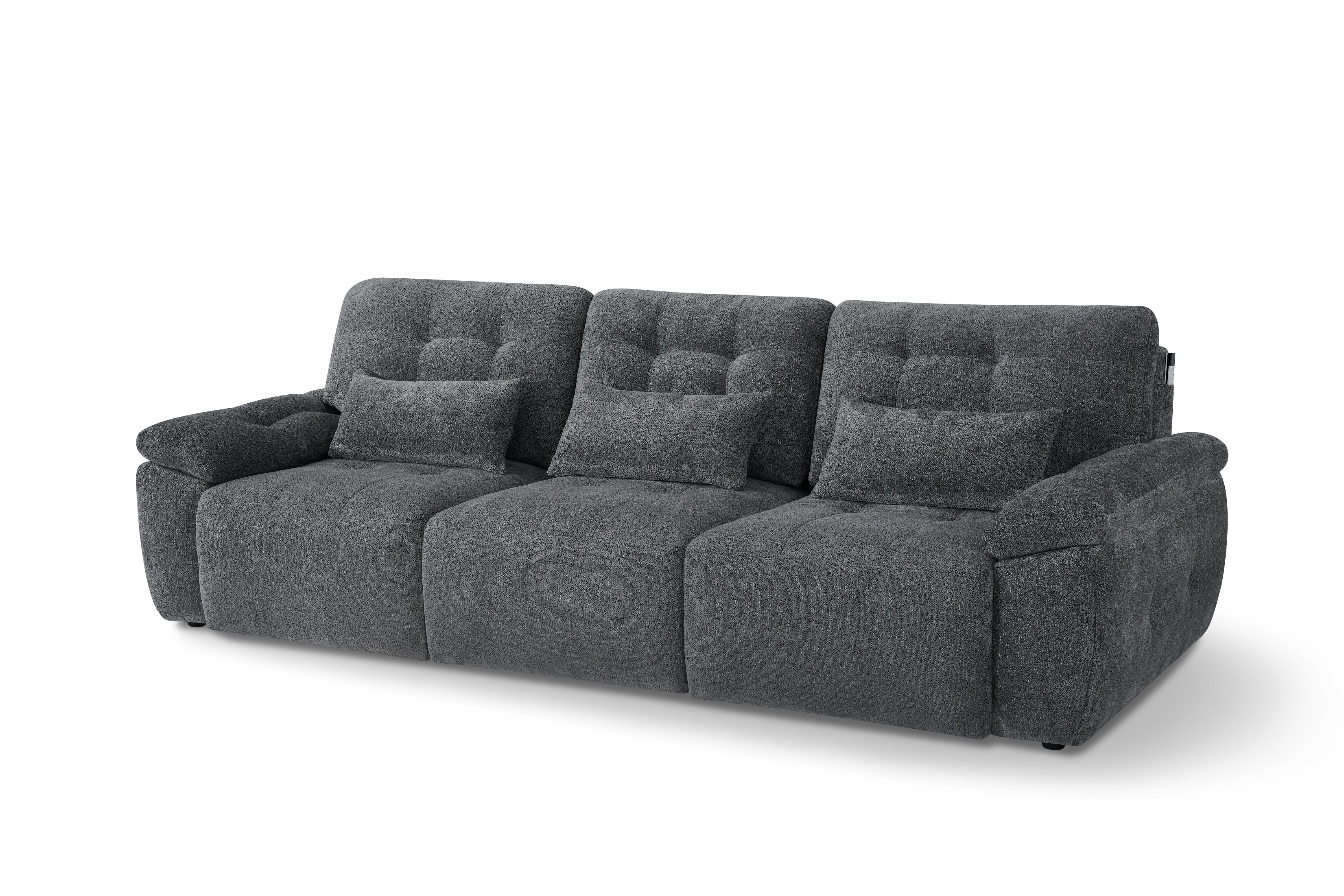 Myla Electric 3 Seater Sofabed in Grey - AMC Furniture