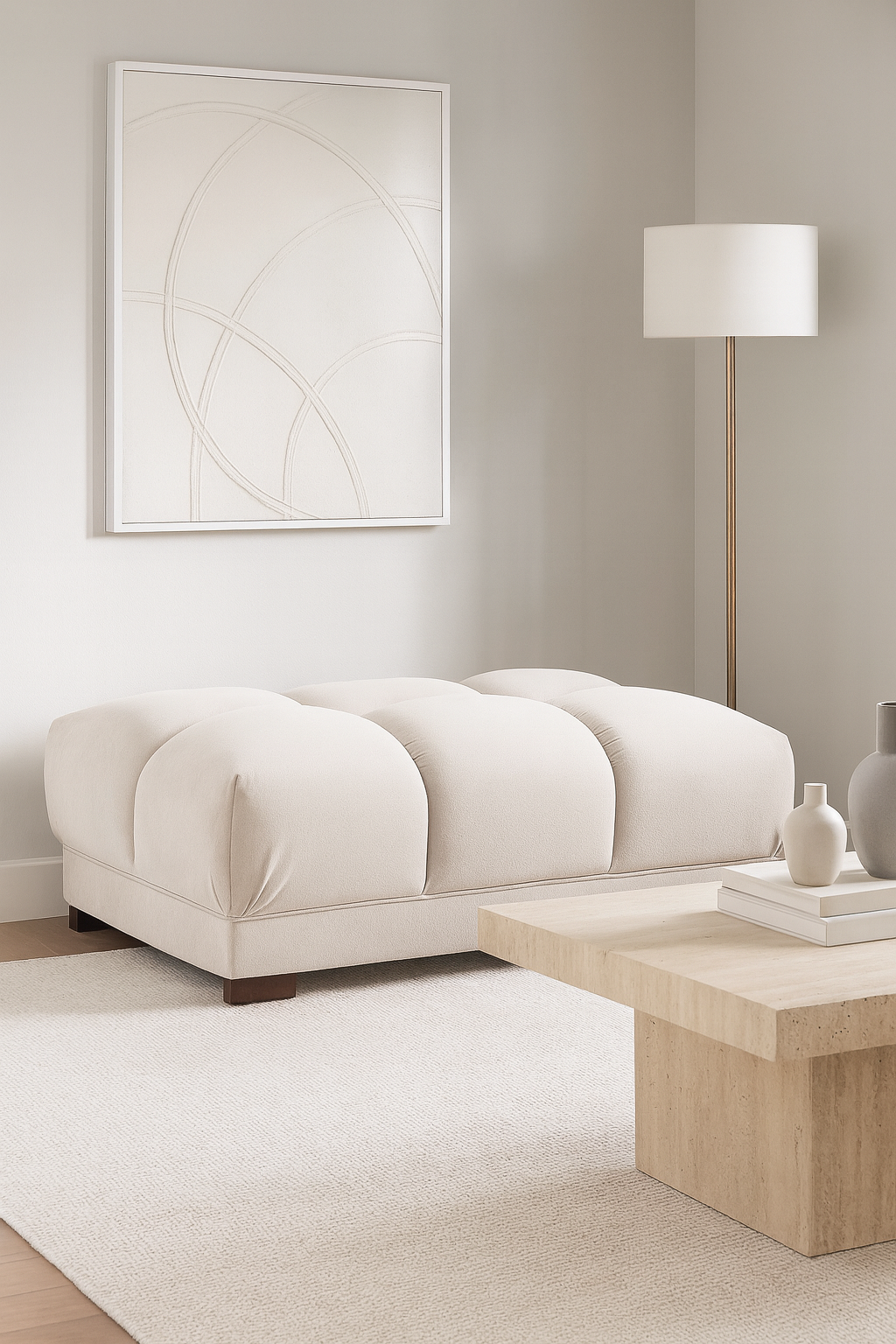 Devoke Footstool in Cream (7022812463168)