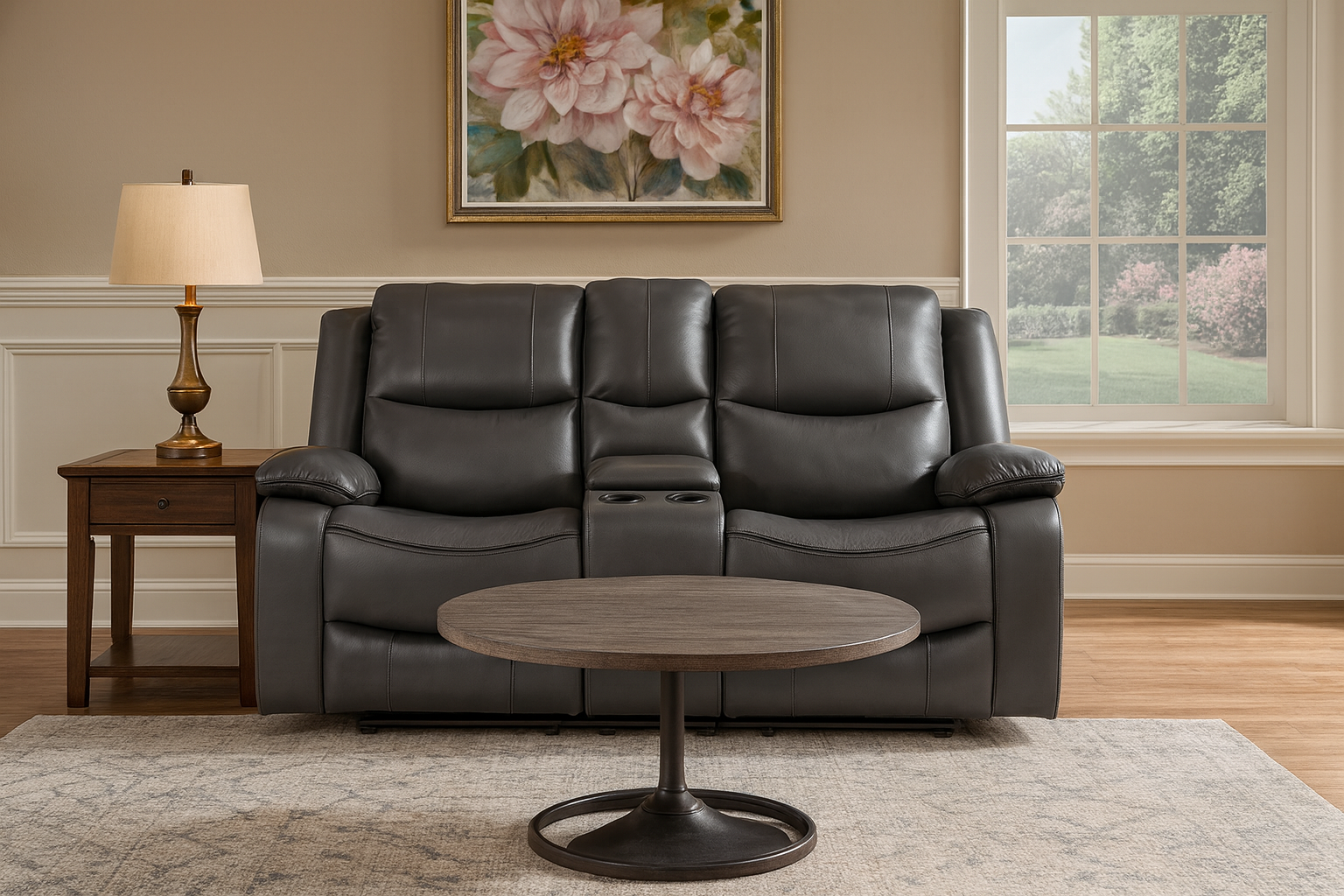 Dexter Electric Recliner Sofa Grey 2 Seater