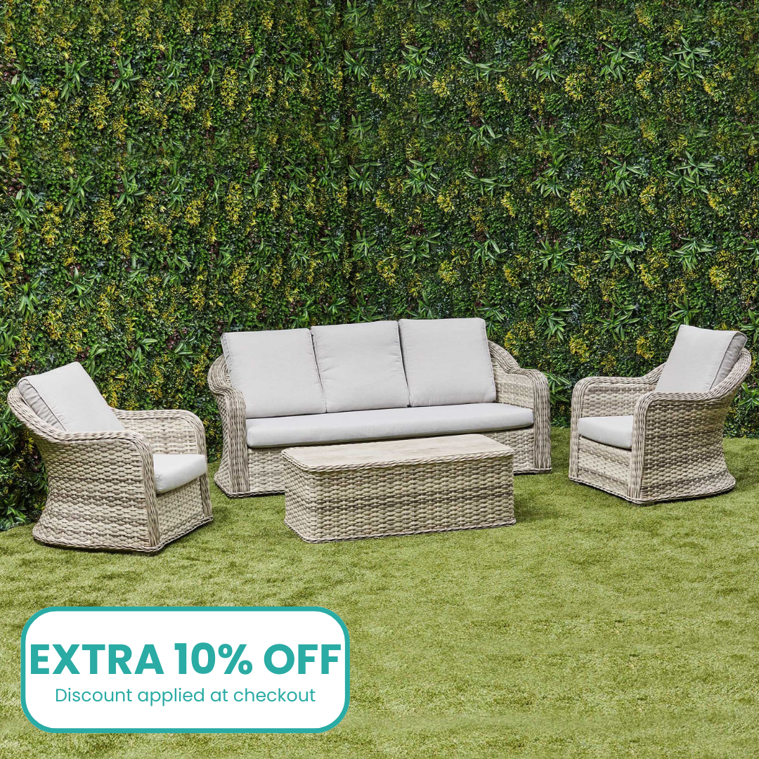 Isla Rattan Lounge Set – Grey (14929979736442)