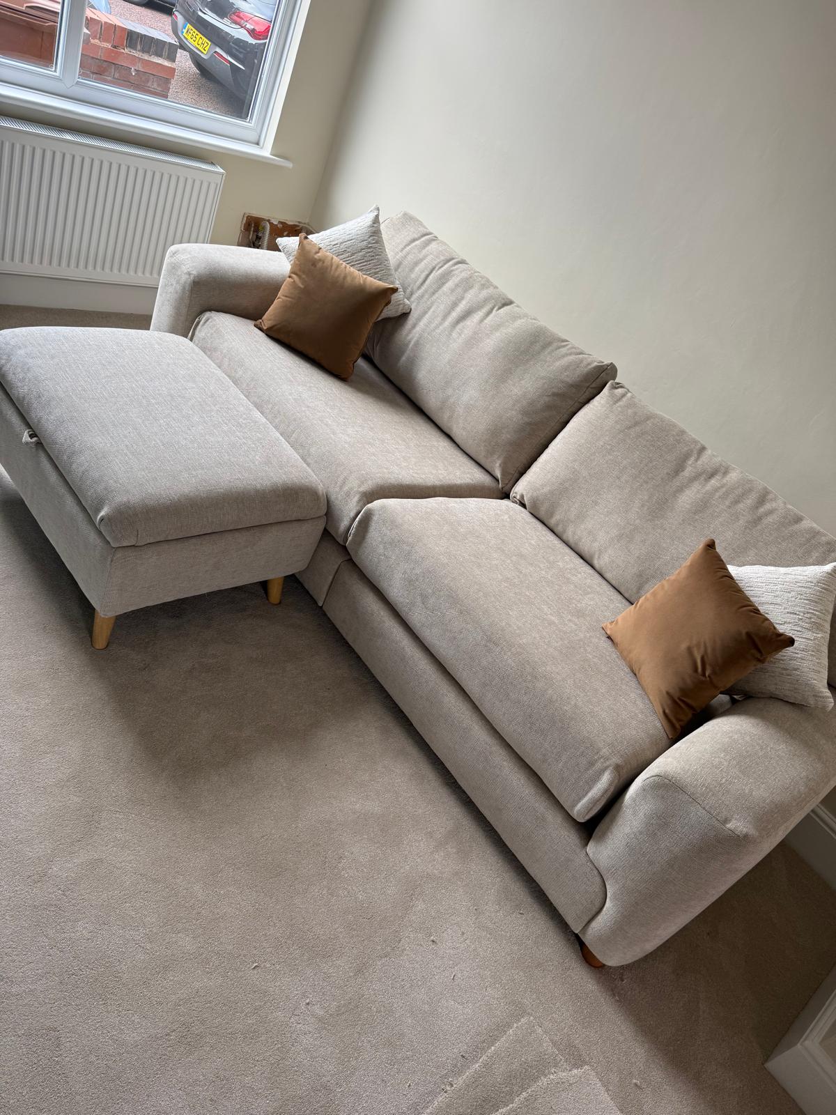 Eden 2 Seater Sofa in Sand