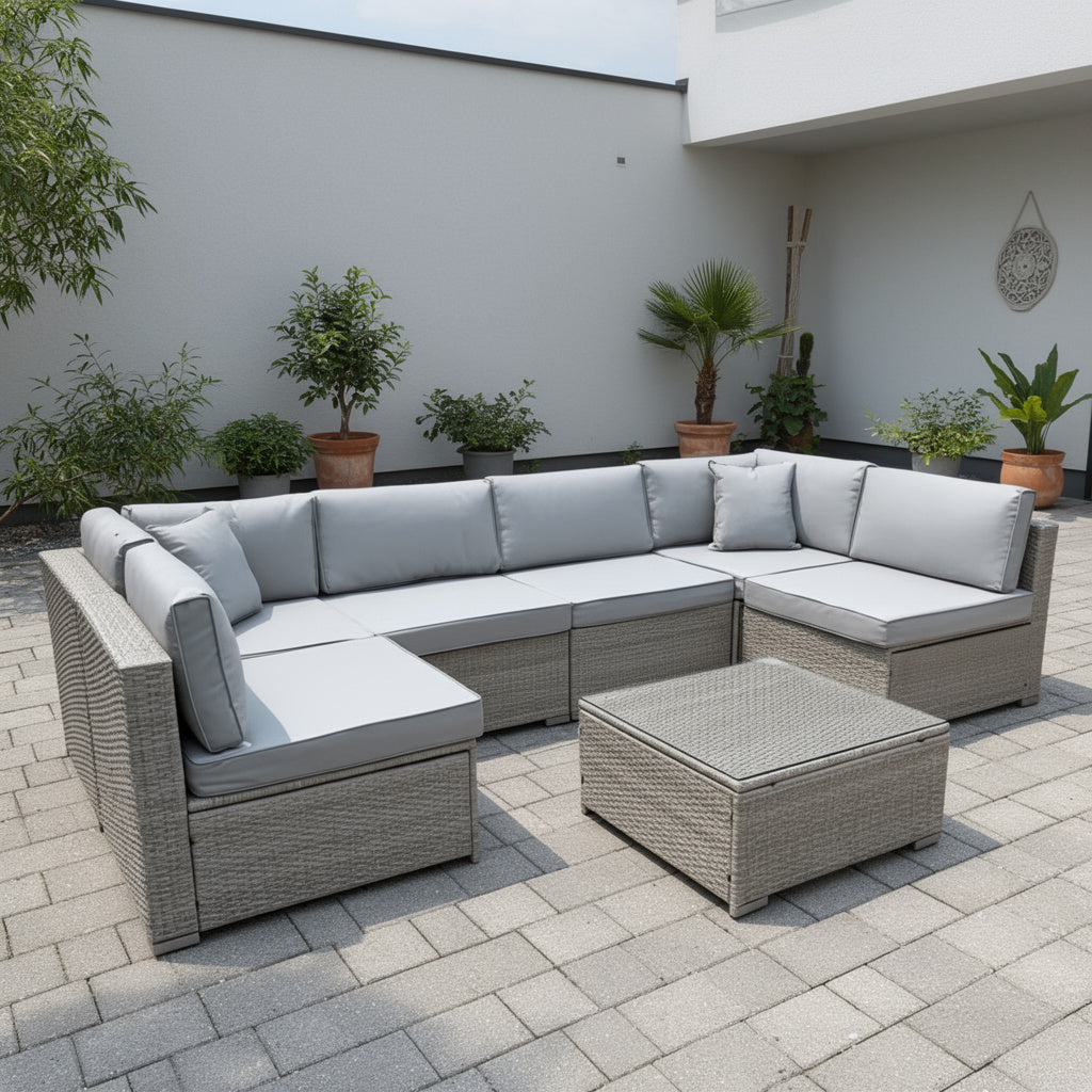 Eden U Shape Corner Sofa Set