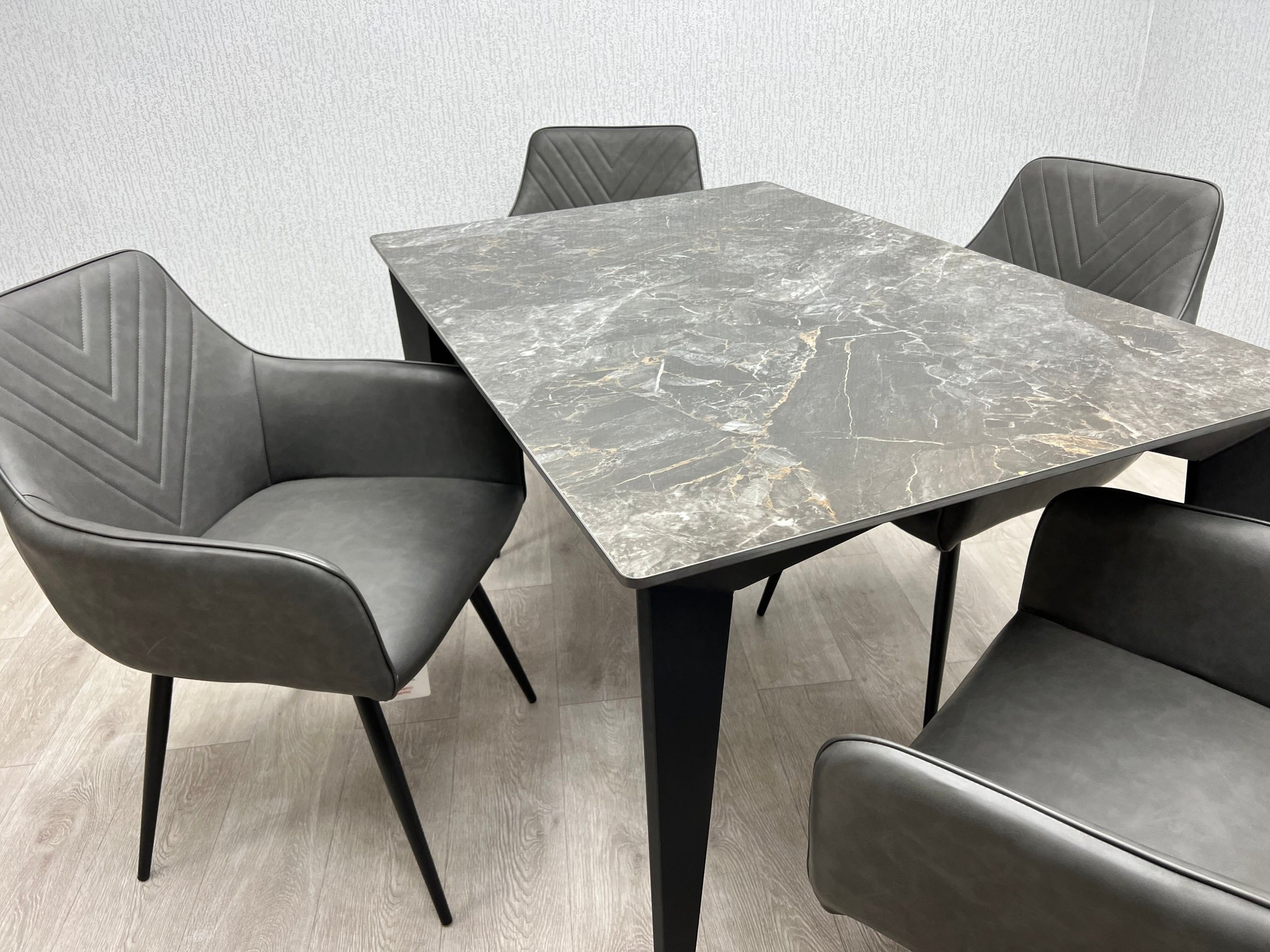 Ella Ceramic Black & Gold Table,2 (15294077665658)