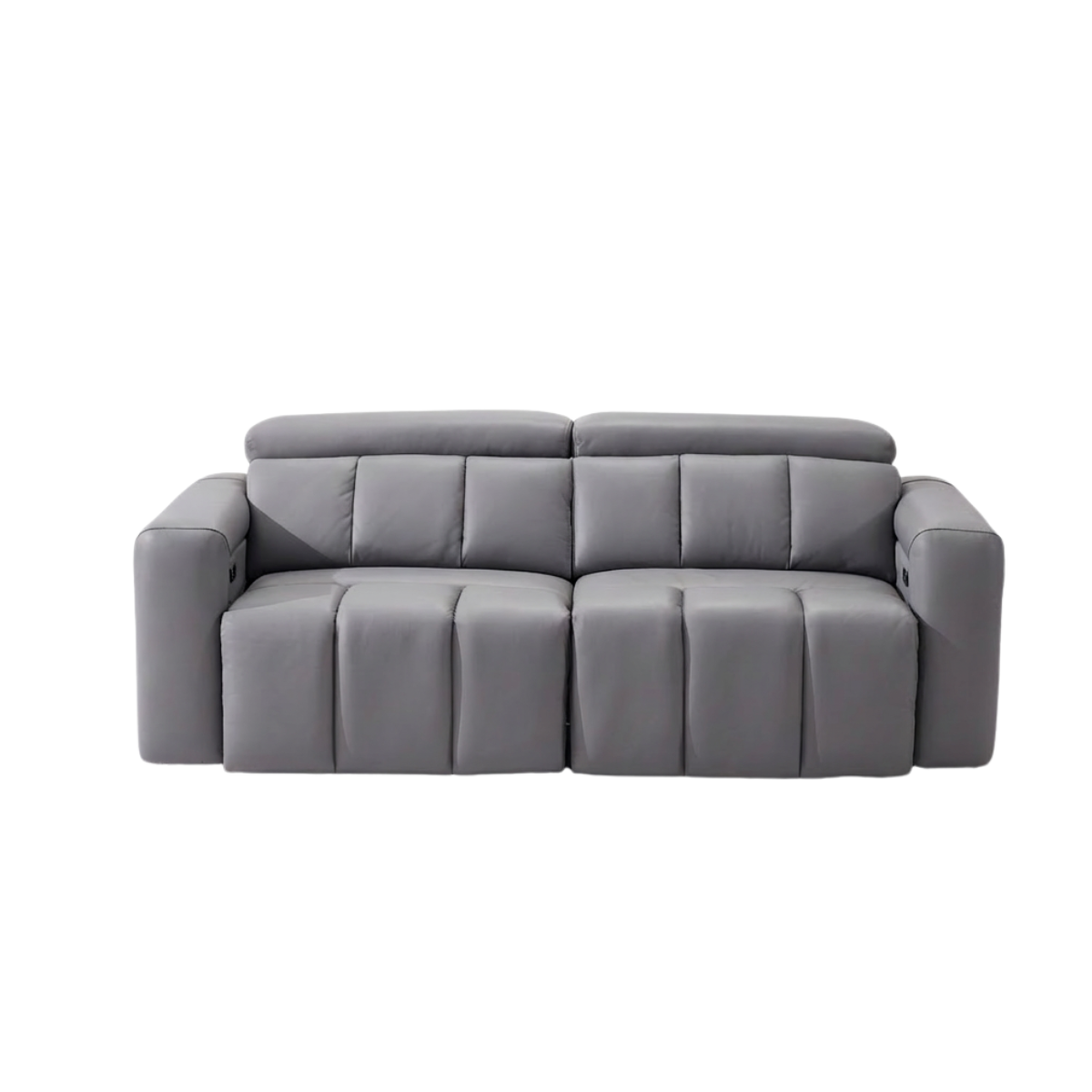 Ellen Electric Reclining 3 Seater Sofa in Grey Meta Sofa Ltd