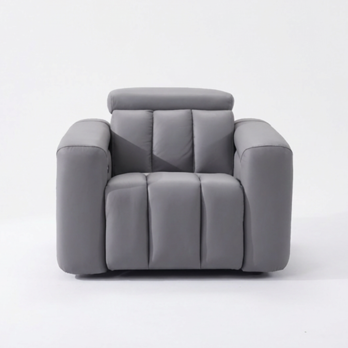 Ellen Electric Reclining Armchair in Grey Meta Sofa Ltd
