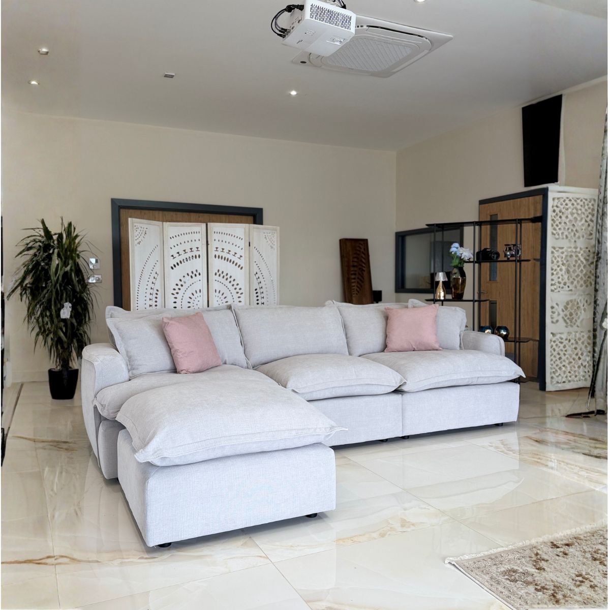 Esme Modular Sofa in Stone Beehive