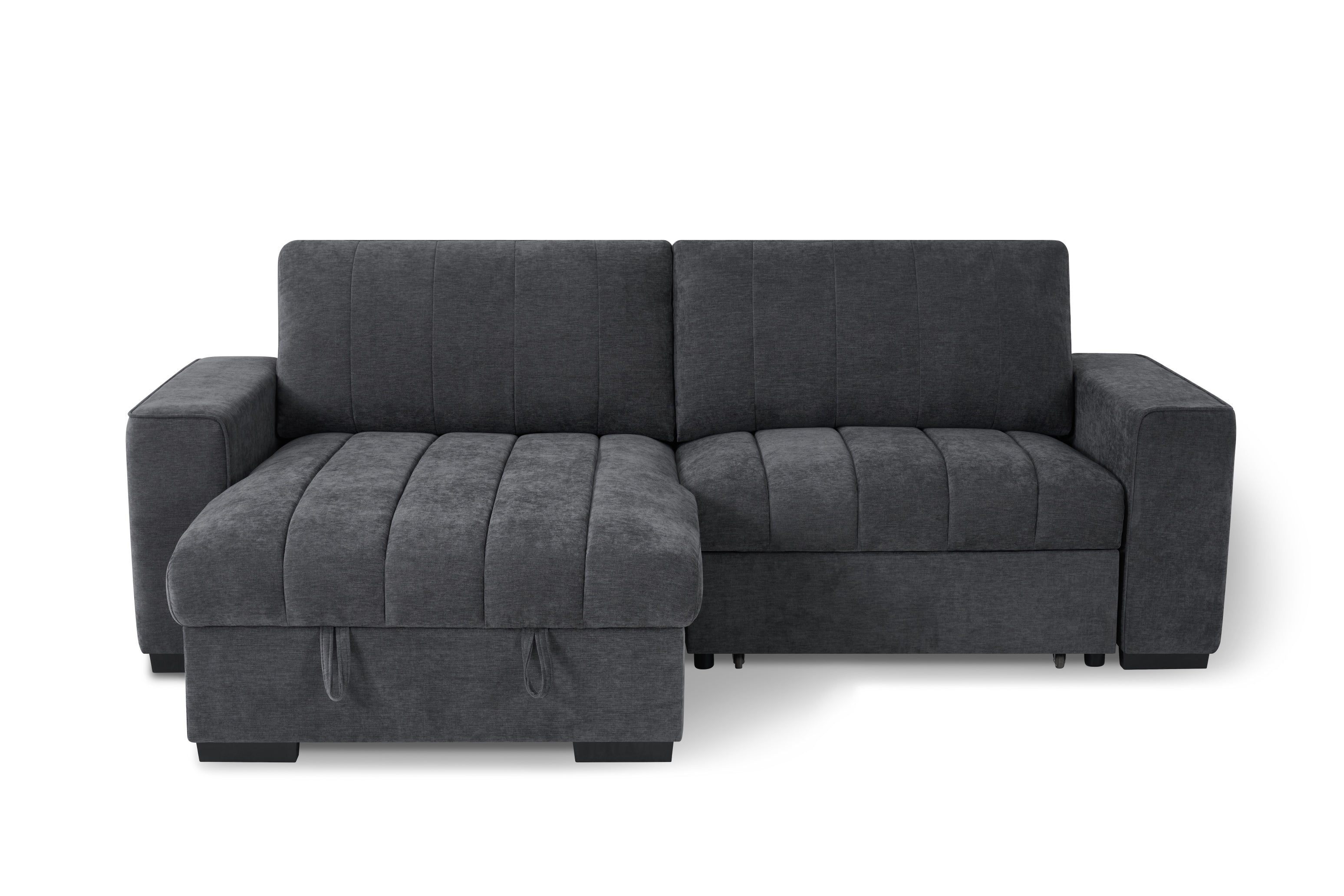 Alfie Universal Corner Sofa Bed in Grey - AMC Furniture