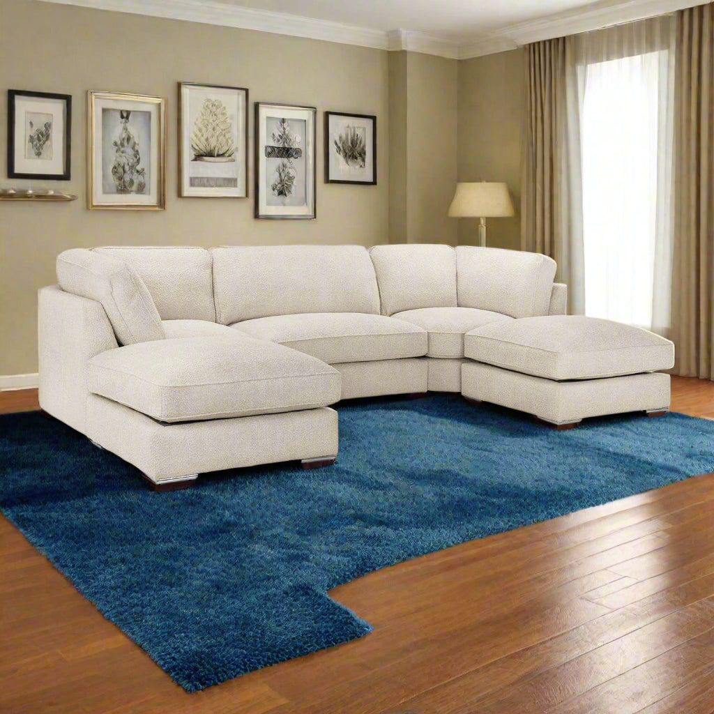 Greenwich Sofa Beige U Shape Corner (7023831253056)