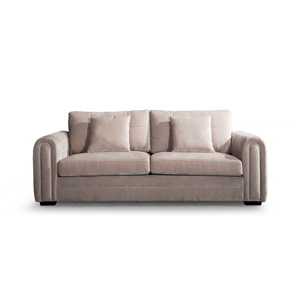 Alana 3 Seater Sofa in Linen Beige B Womack