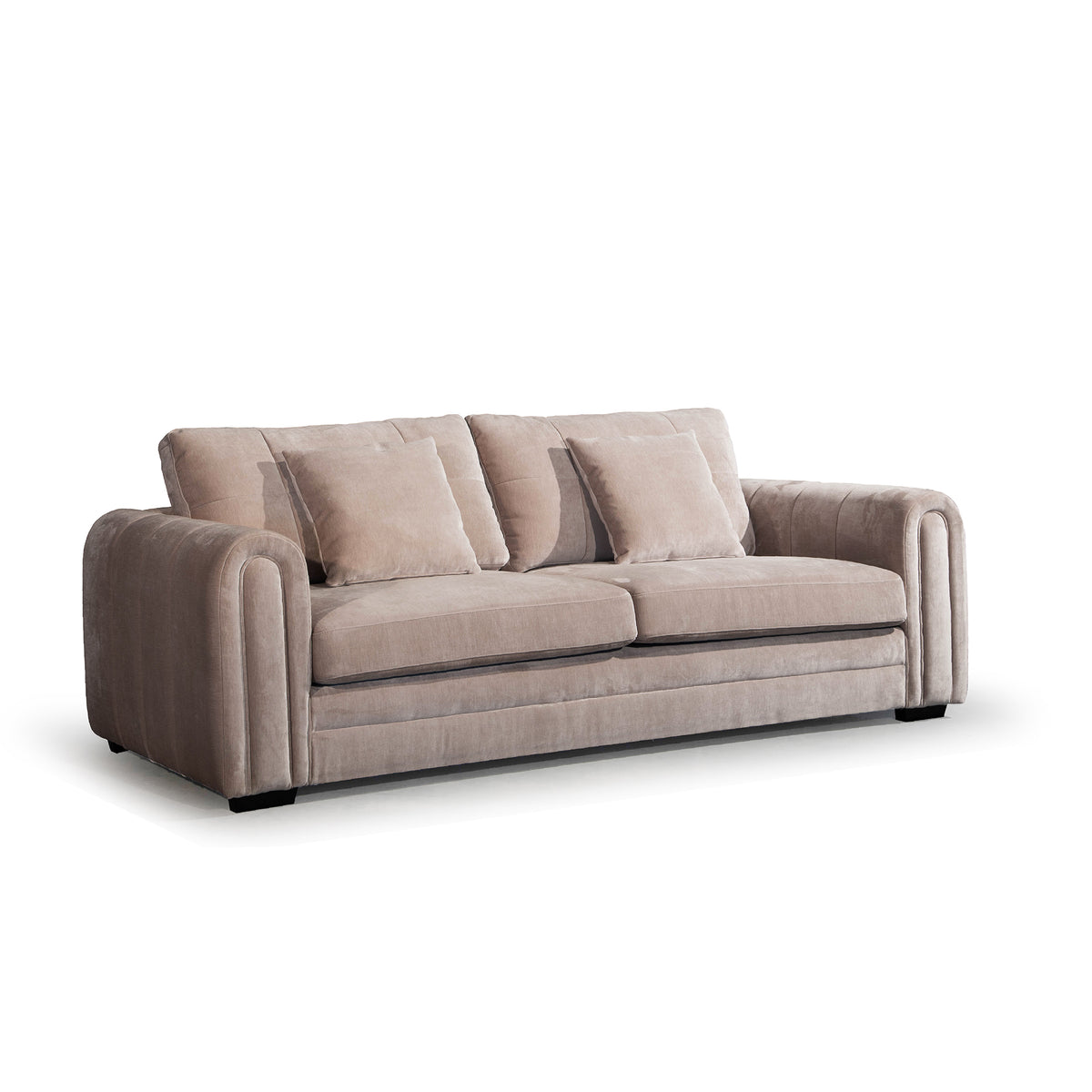 Alana 3 Seater Sofa in Linen Beige B Womack
