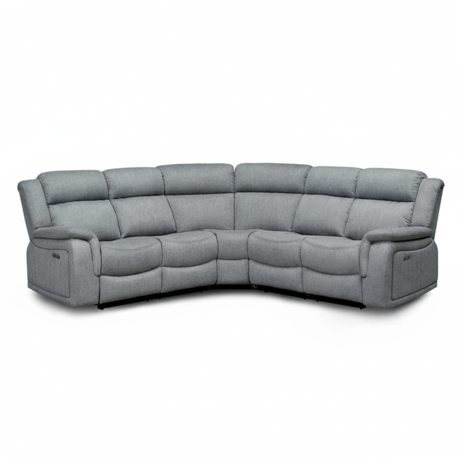Linden Recliner Sofa Grey Large Corner (7023949054016)