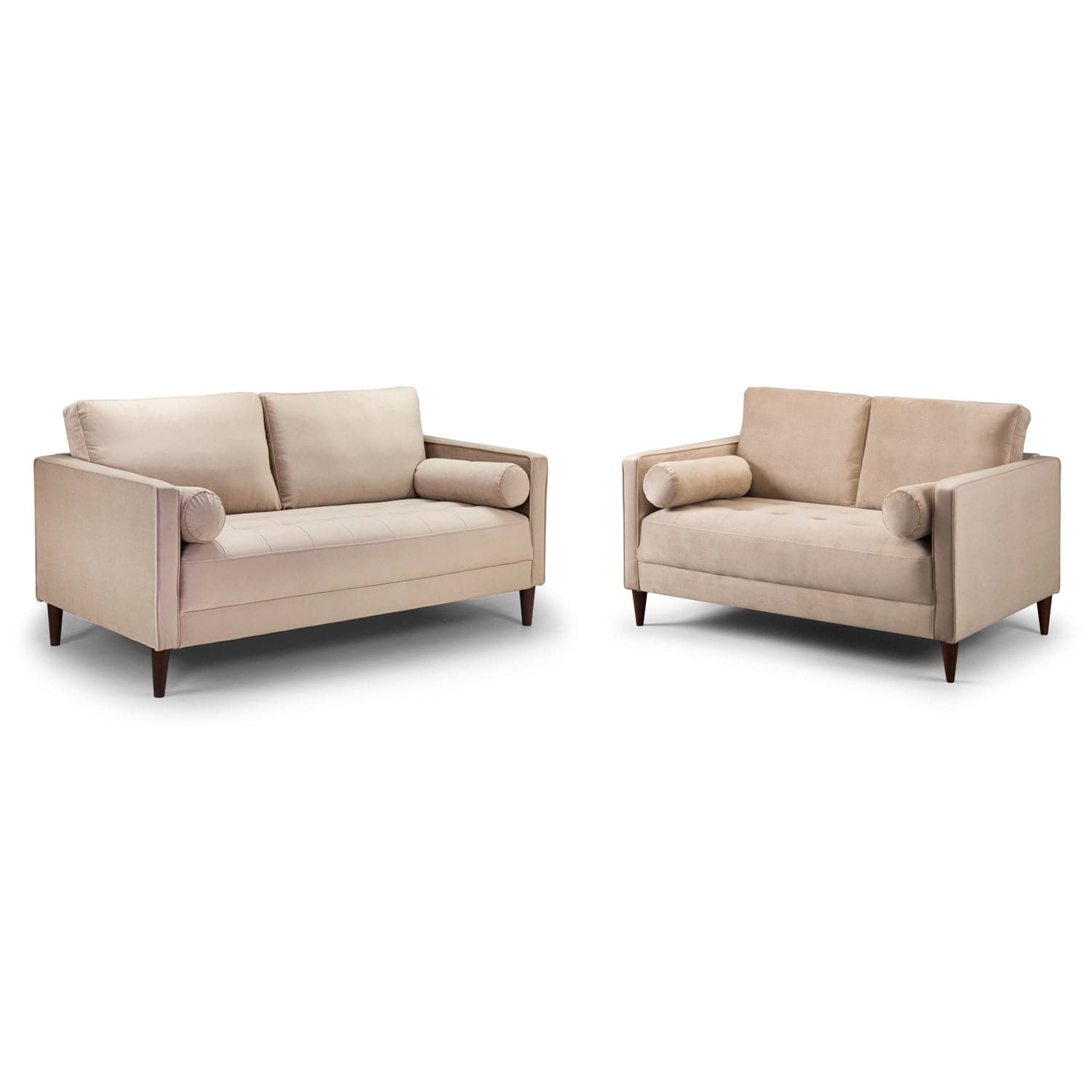 Harper Sofa Plush Beige 3+2 Set (7023610724416)