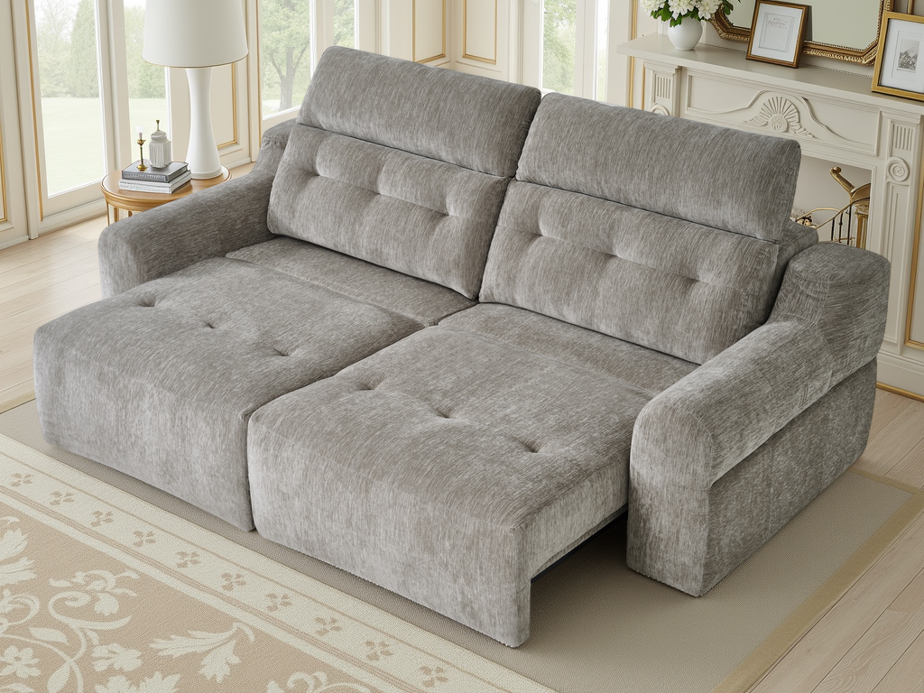 Bolt Electric Sofa Grey - AMC Furniture