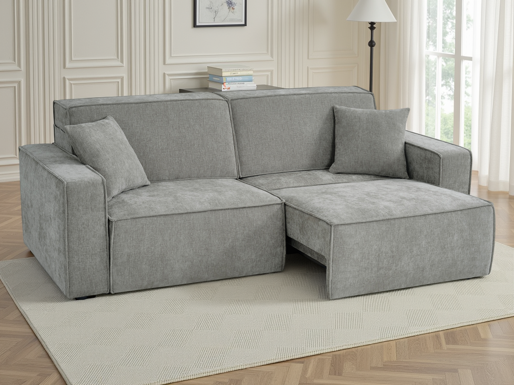 Louie Electric Sofabed Grey 3 Seater - AMC Furniture