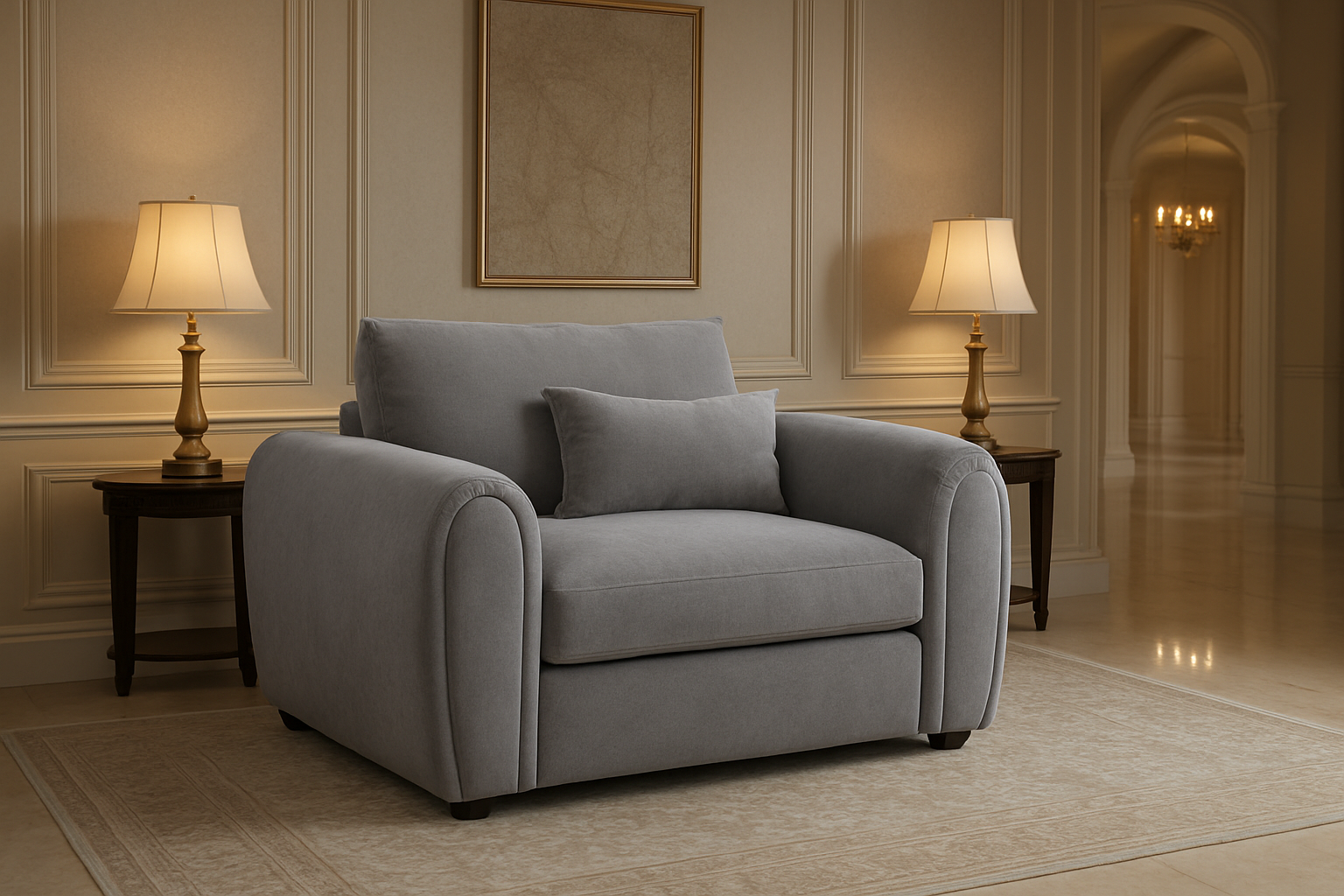 Hugo Sofa Grey Armchair