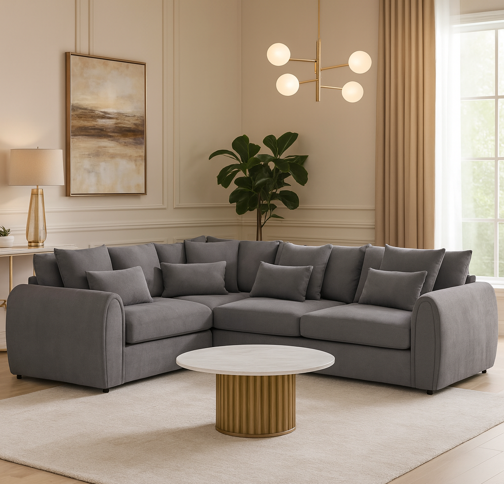 Hugo Sofa Grey Left Hand Facing Corner