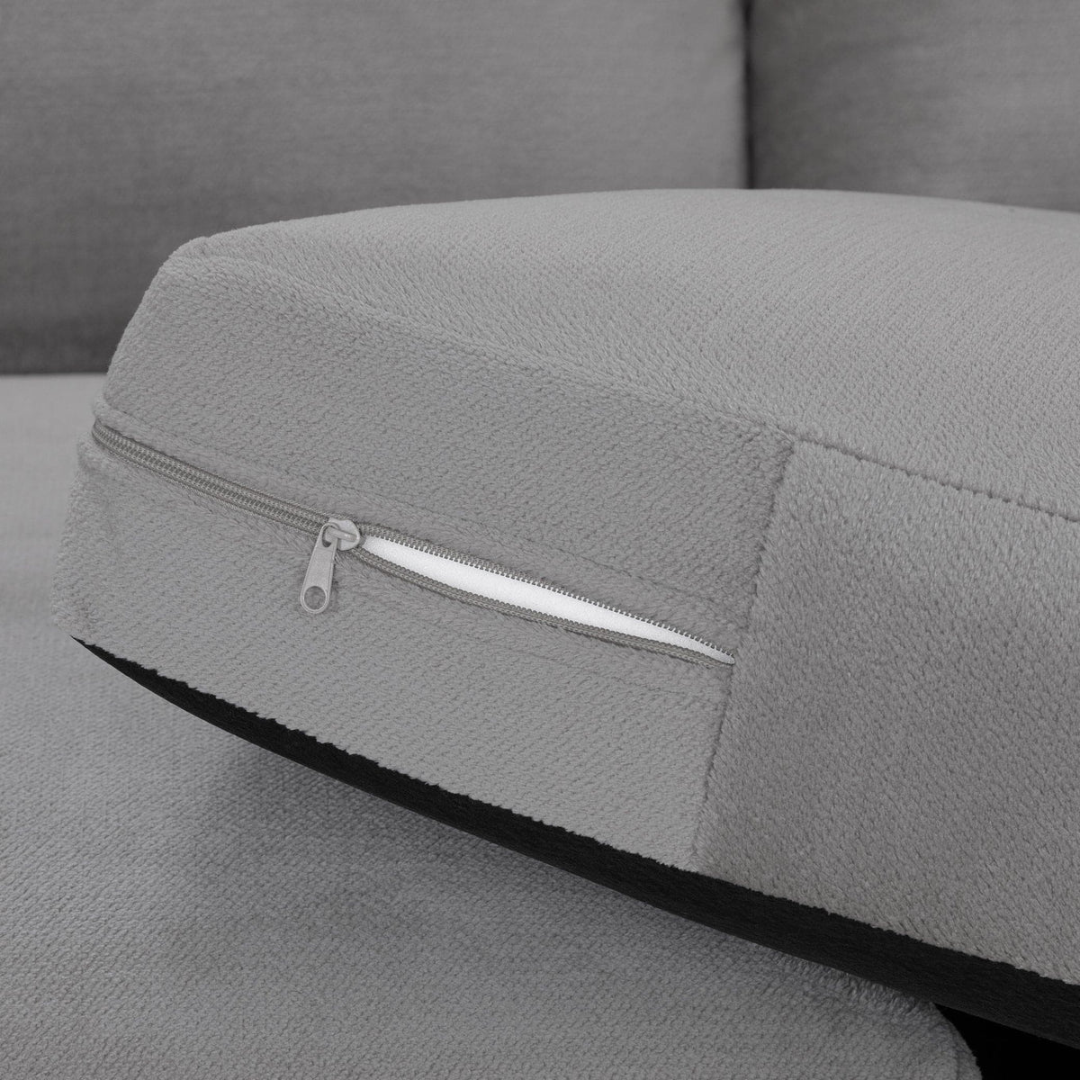 Hugo Sofa Grey Right Hand Facing Corner - foam view (7024880222272)