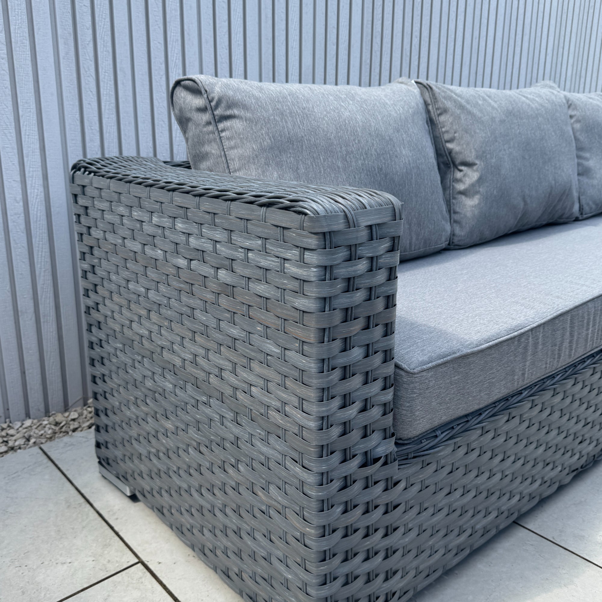 Capri Modular Corner Dining Set with Firepit Table - AMC Furniture