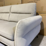 S833 Corner Sofa in Light Grey Velvet (6766466826304)