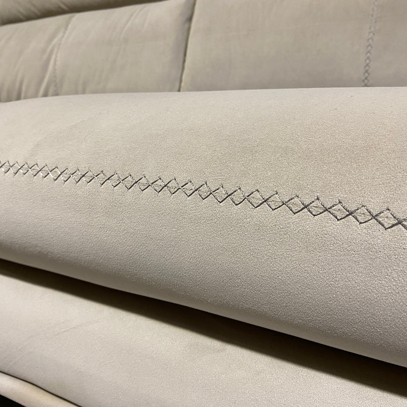 S833 Corner Sofa in Light Grey Velvet (6766466826304)