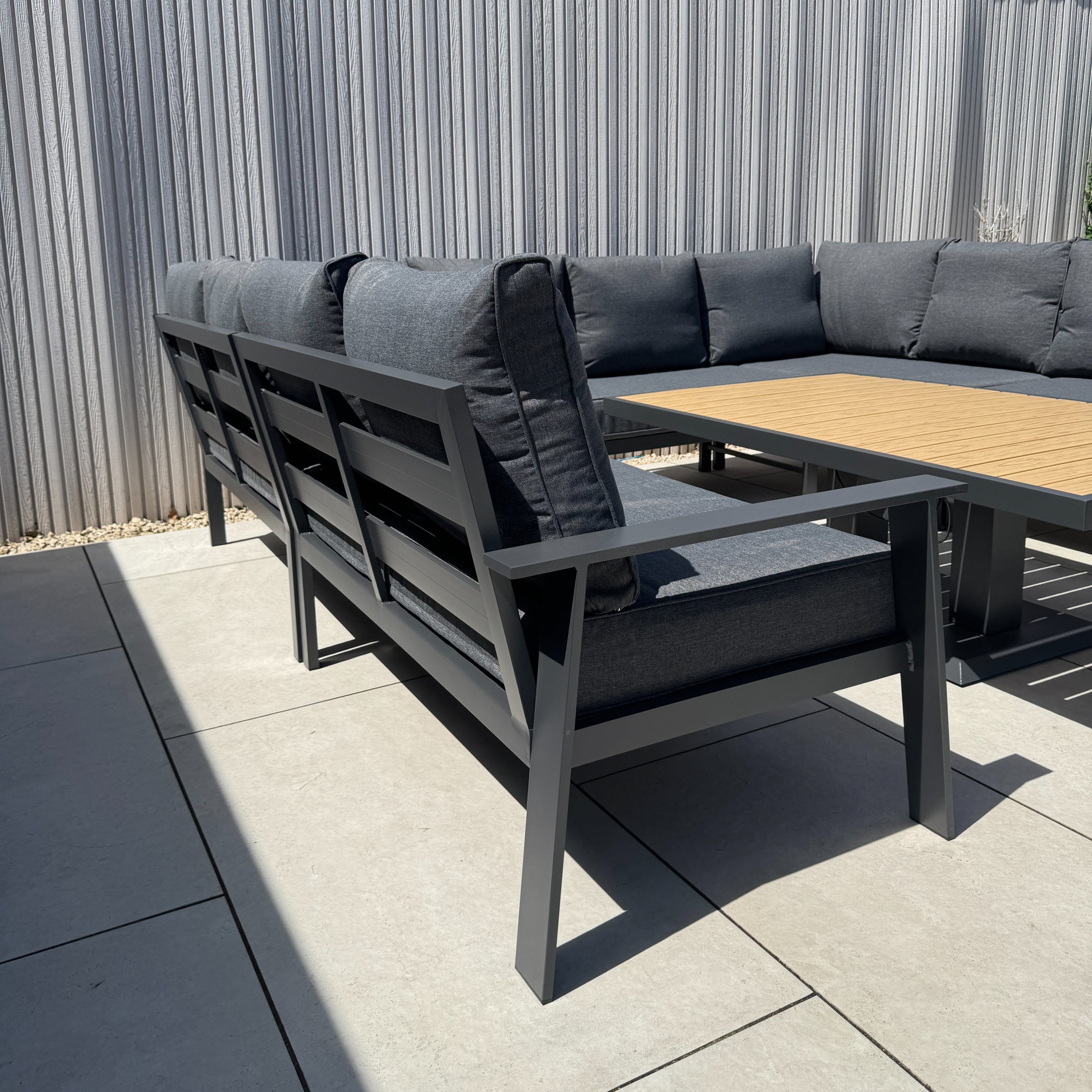 Cadiz U Shape Dining Set with Rising Table - AMC Furniture