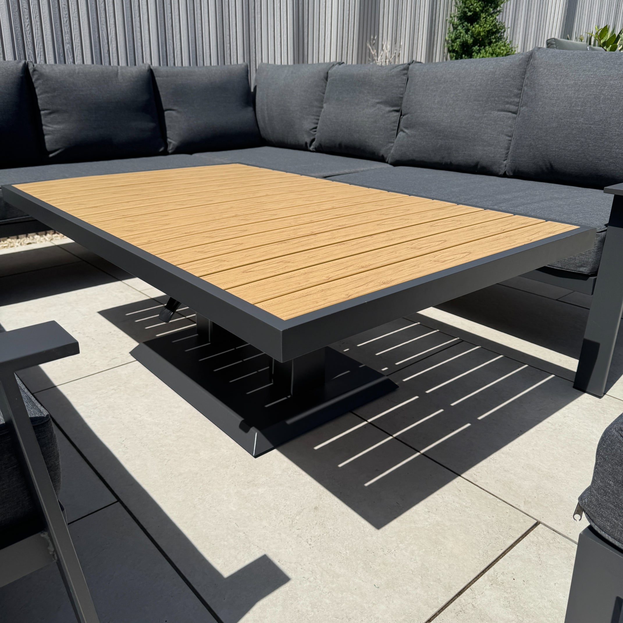 Cadiz U Shape Dining Set with Rising Table - AMC Furniture