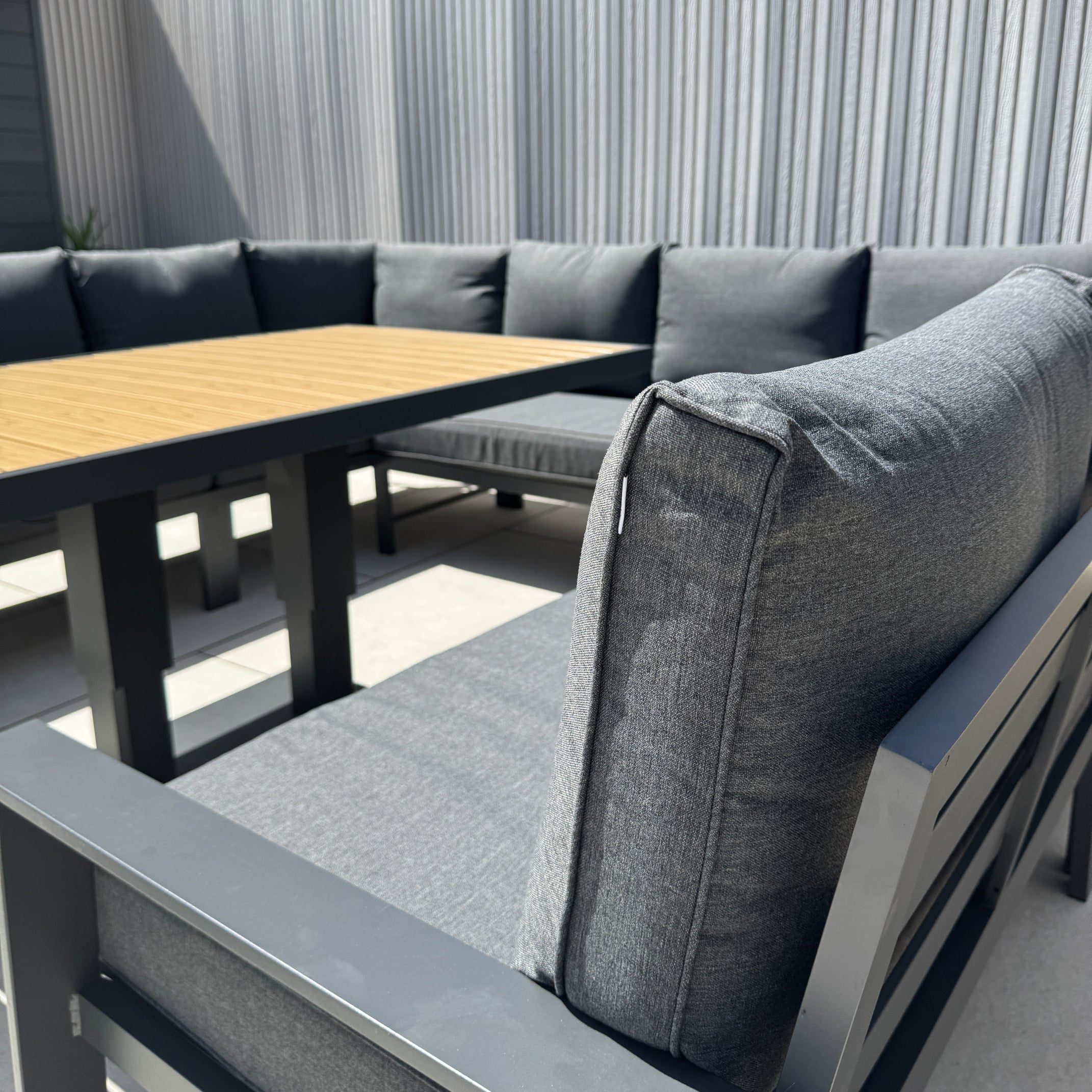 Cadiz U Shape Dining Set with Rising Table - AMC Furniture