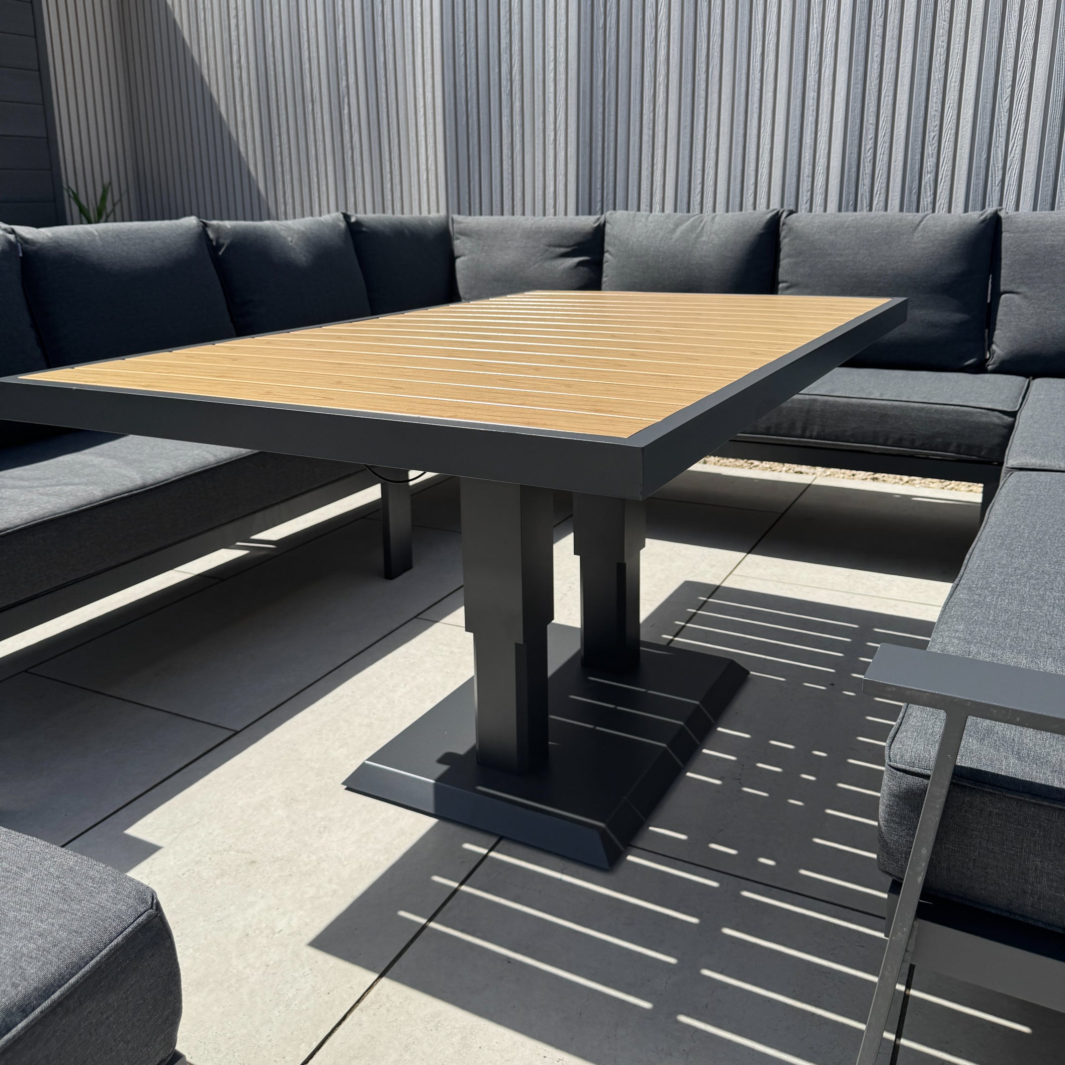 Cadiz U Shape Dining Set with Rising Table - AMC Furniture