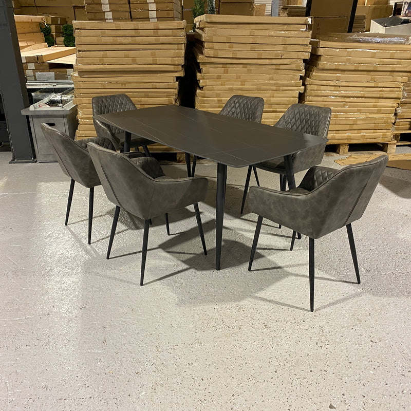Freya Dining Set with C9010 Chairs (6825816555584)