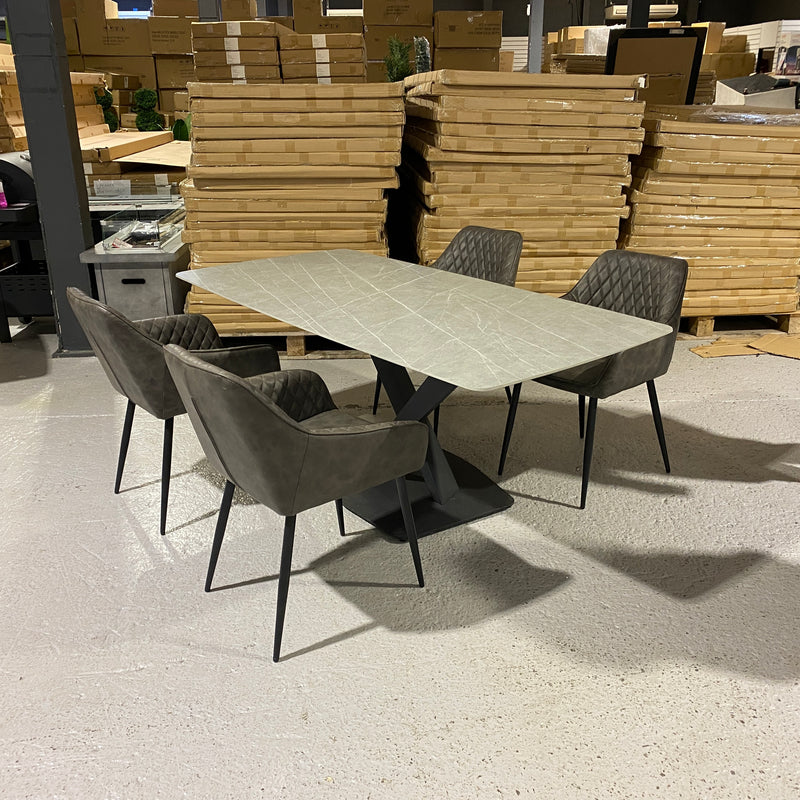 Torsten Dining Set with C9010 Chairs (6825905553472)