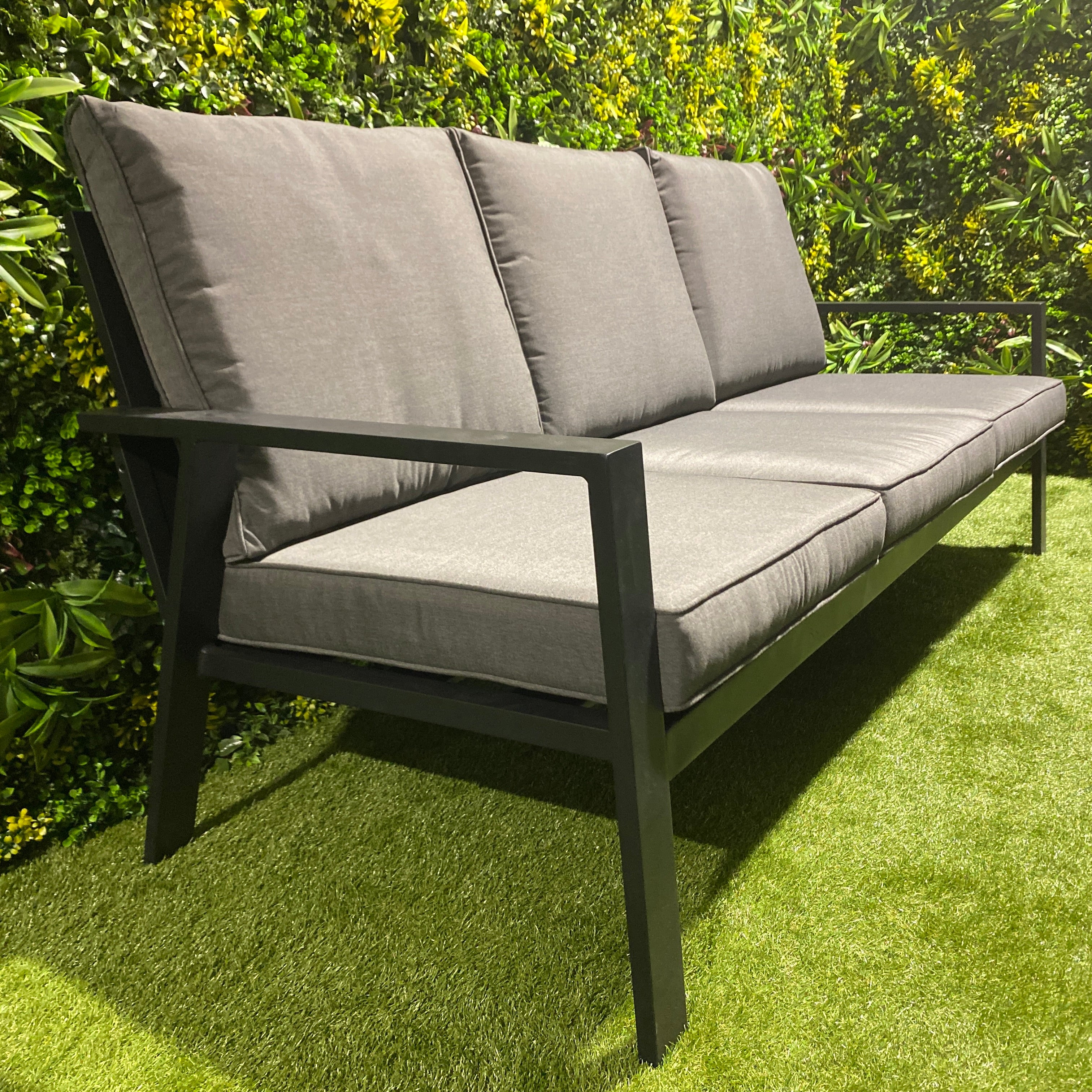 Sienna Firepit Sofa Dining Set in Grey (14930005590394)