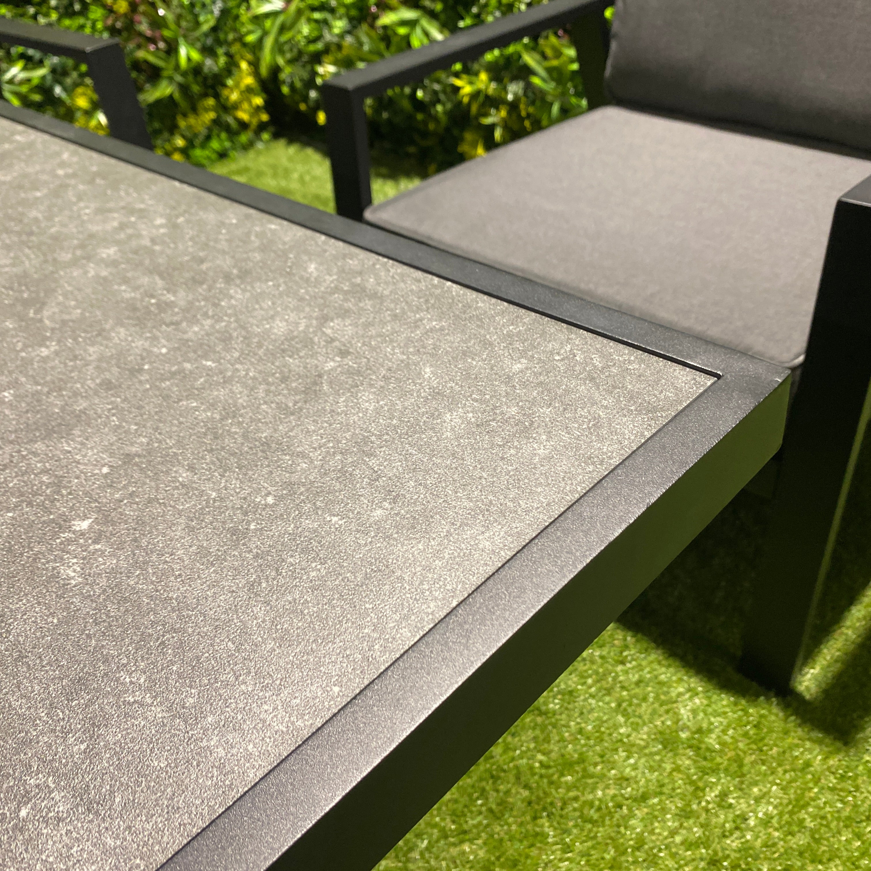 Sienna Firepit Sofa Dining Set in Grey (14930005590394)