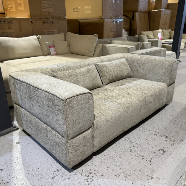 Arabella 2 Seater Sofa in Hopsack Linen (6873667928128)