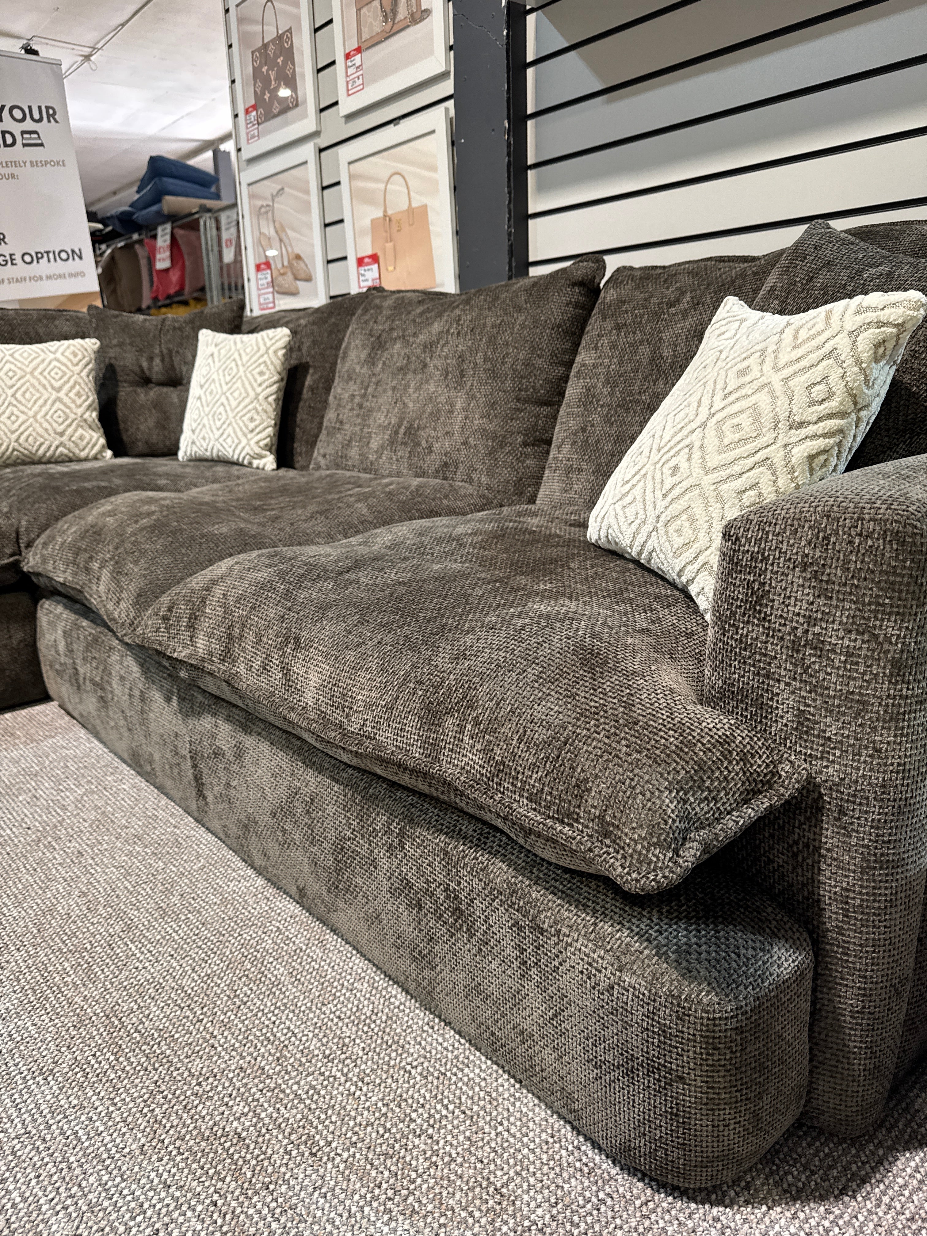Buckley 2C2 Equal Corner Sofa in Jude Chocolate (Ex Display)