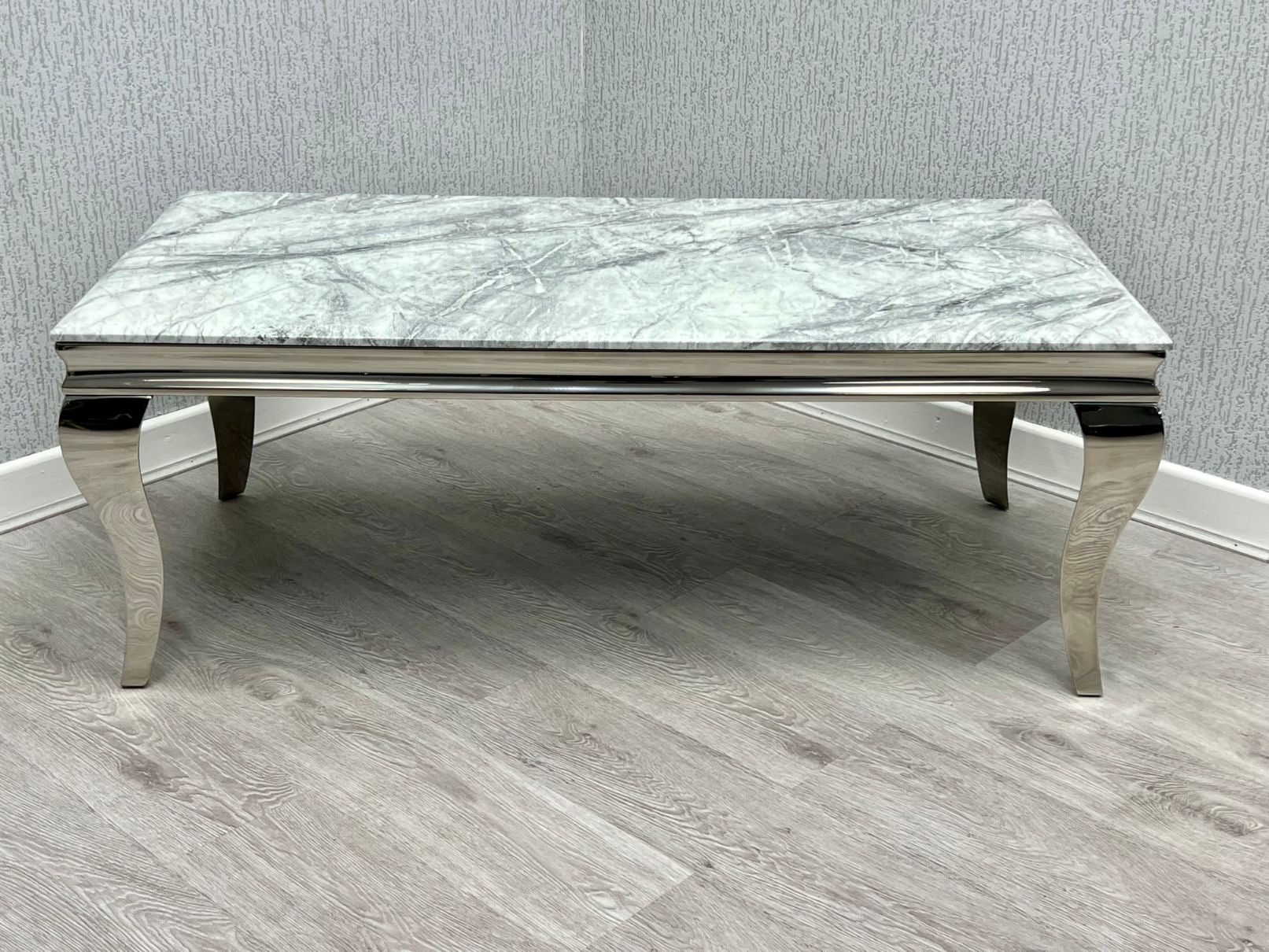 Ivy 1.2m Silver Marble Coffee Table,3 (15301497487738)