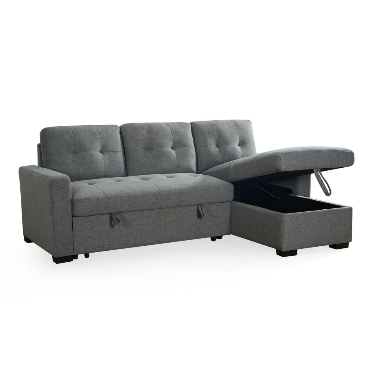 Joseph Grey Universal Corner Sofabed, front view 2 (15320507974010)