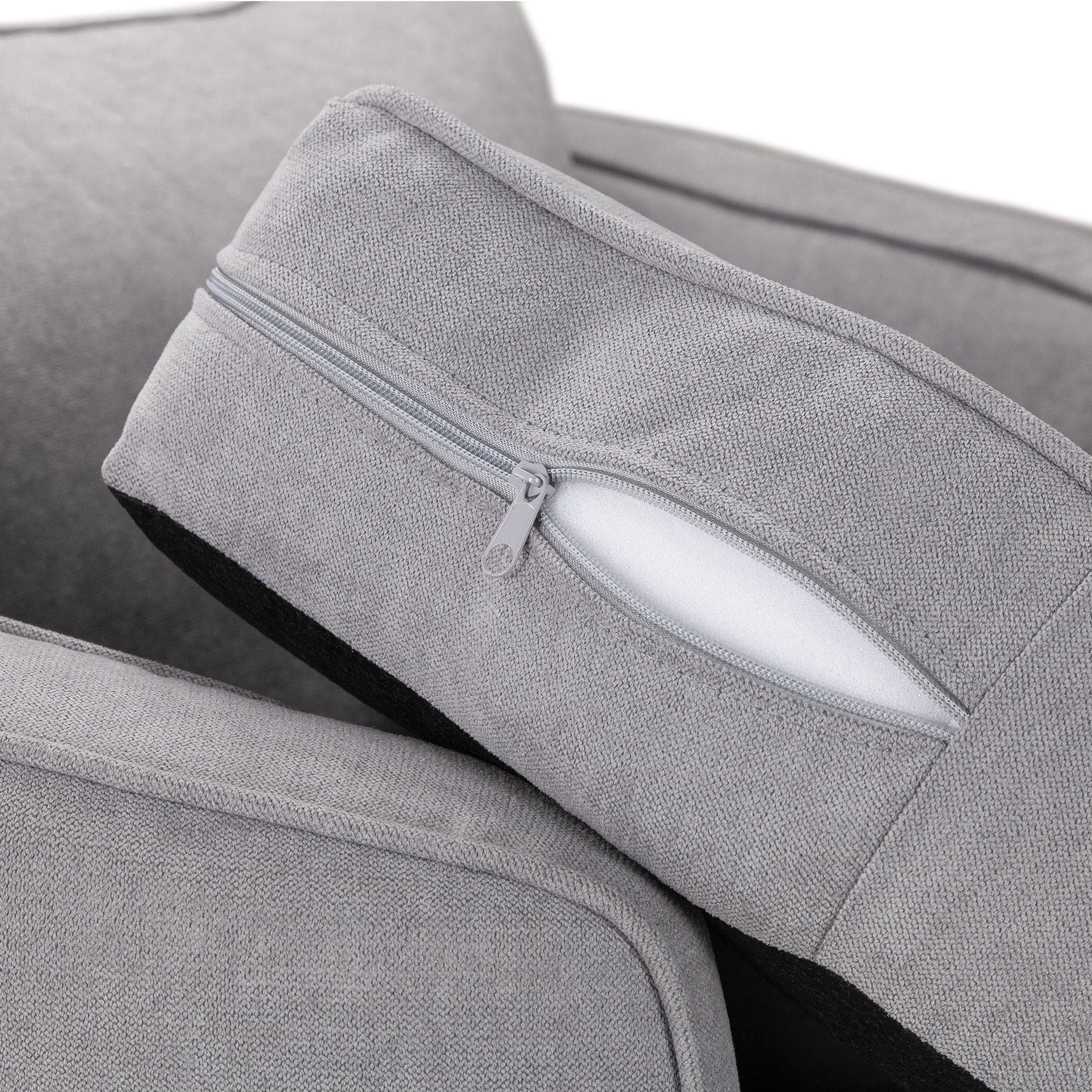 Jude Scatterback Grey Swivel Chair - foam view (7026806554688)