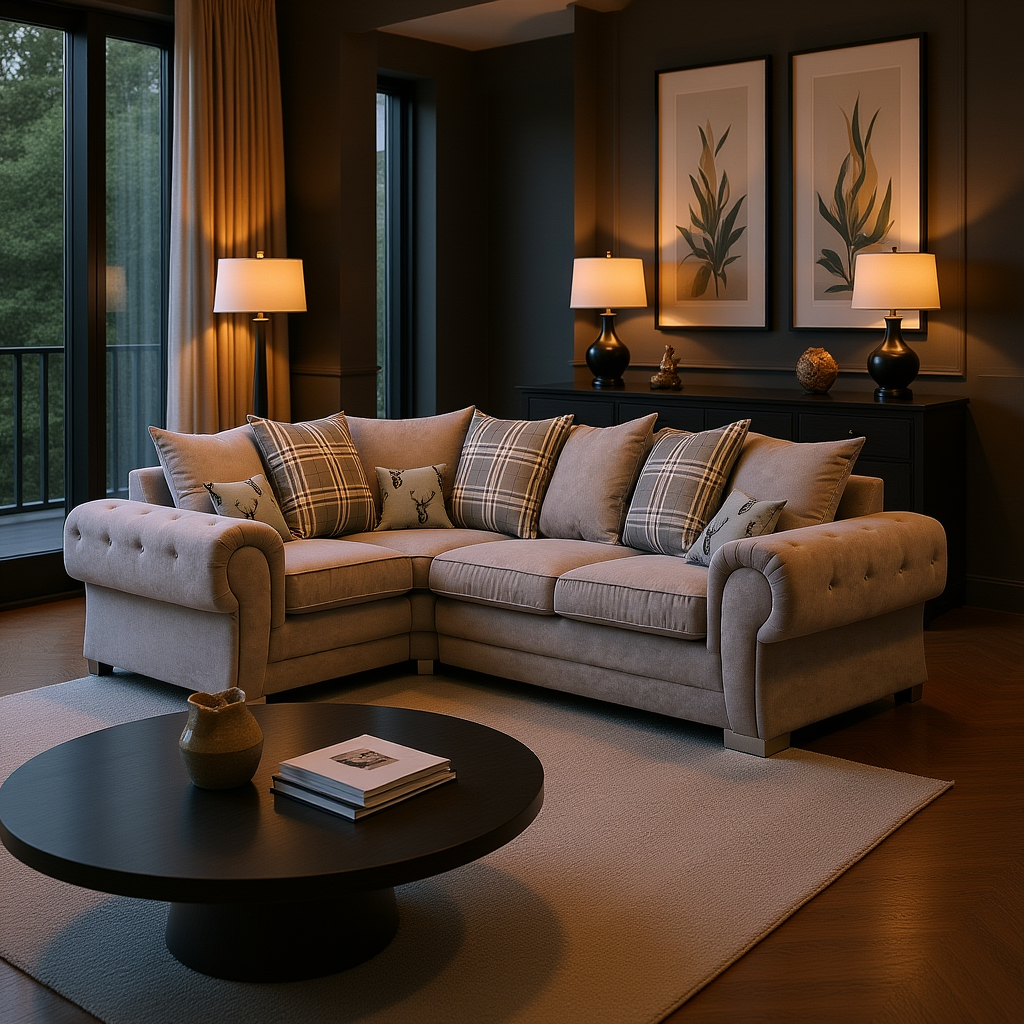 Jude Scatterback Sofa Grey Left Hand Facing Corner (7026802458688)