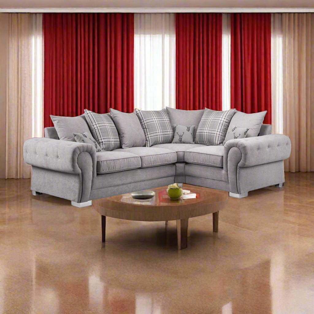 Jude Scatterback Sofa Grey Right Hand Facing Corner (7026802163776)