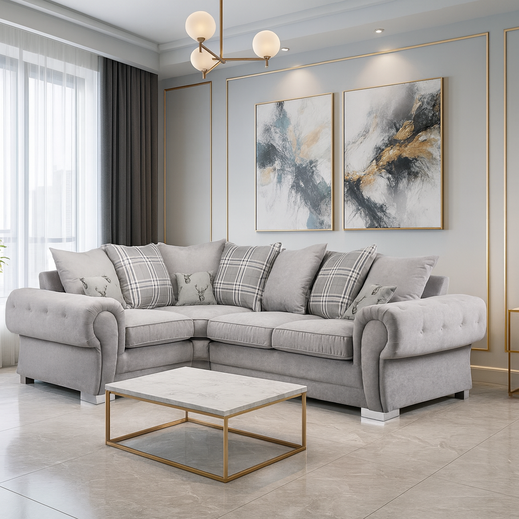 Jude Scatterback Sofabed Grey Left Hand Facing Corner (7026812682304)